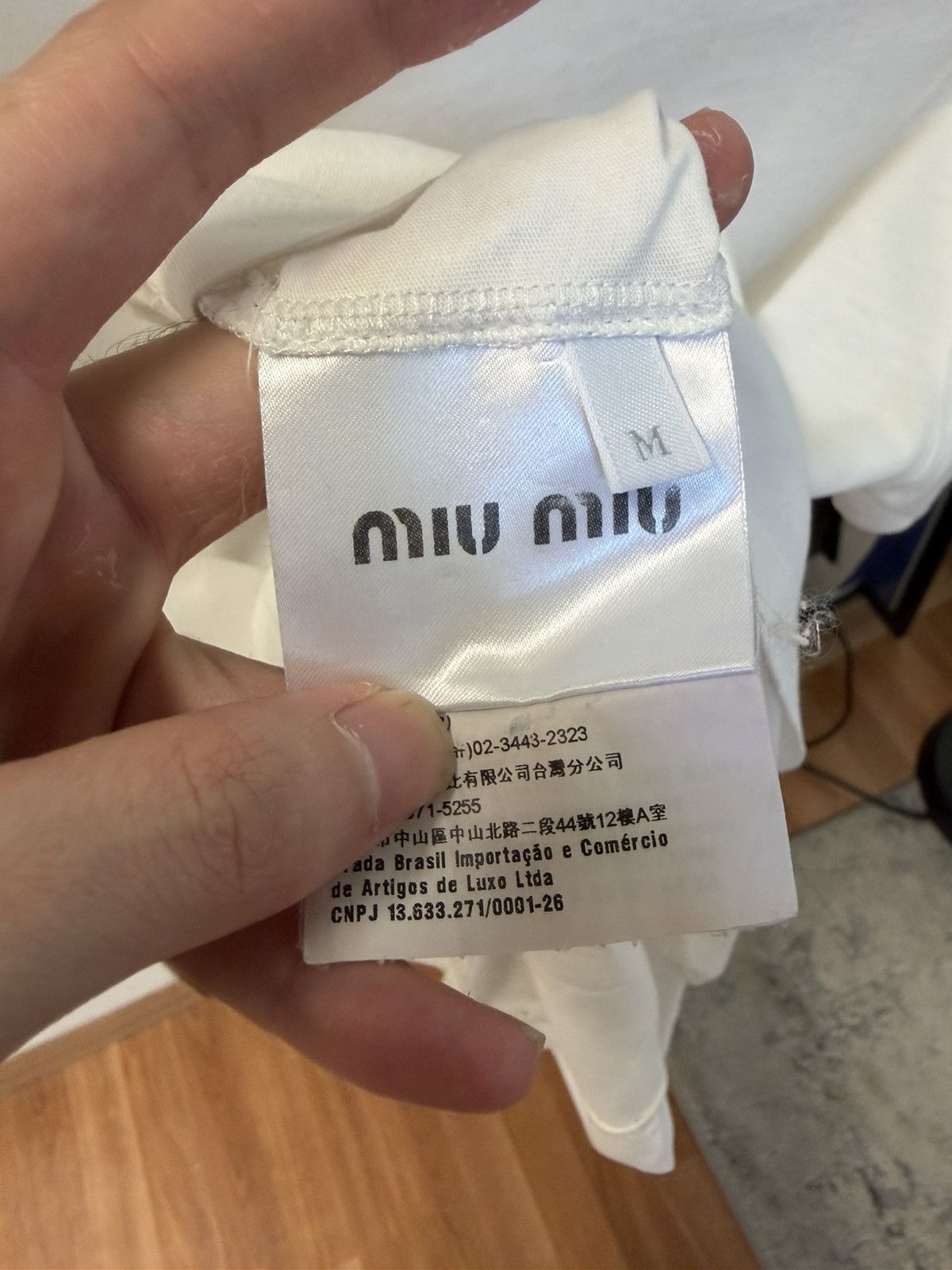 Miu Miu One Day Love T Shirt Size US M / EU 48-50 / 2 - 7 Thumbnail