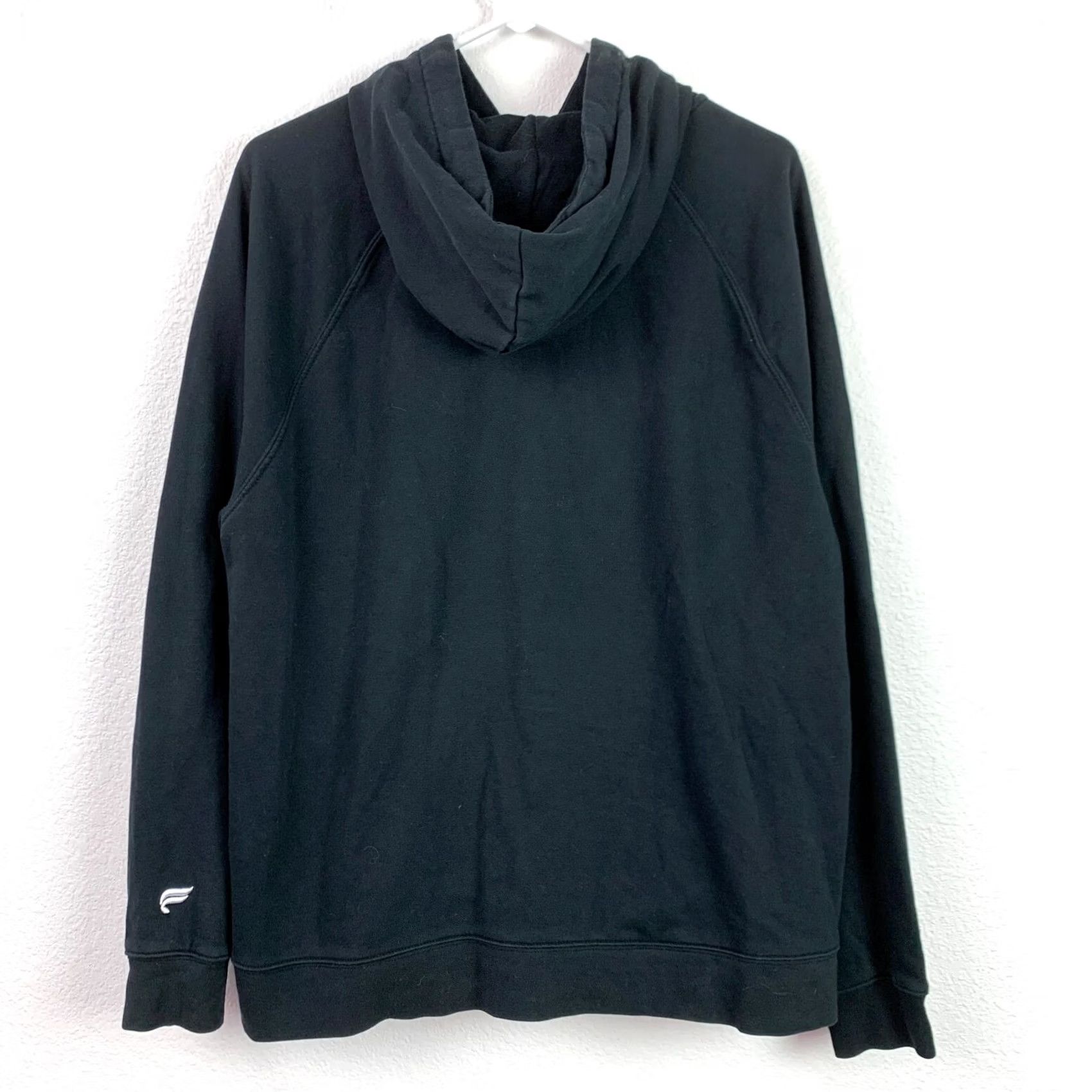 Fabletics Fabletics Hoodie Sweatshirt Mens XL Black Cotton Blend Hooded Pullover Long Sleeve Solid General Listing Size US XL / EU 56 / 4 - 3 Thumbnail
