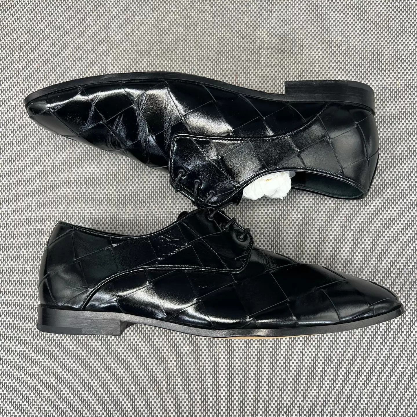 Bottega Veneta bv Intrecciato Roma Woven Loafers 99 New Worn 1x Size US 6 / EU 39 - 3 Thumbnail