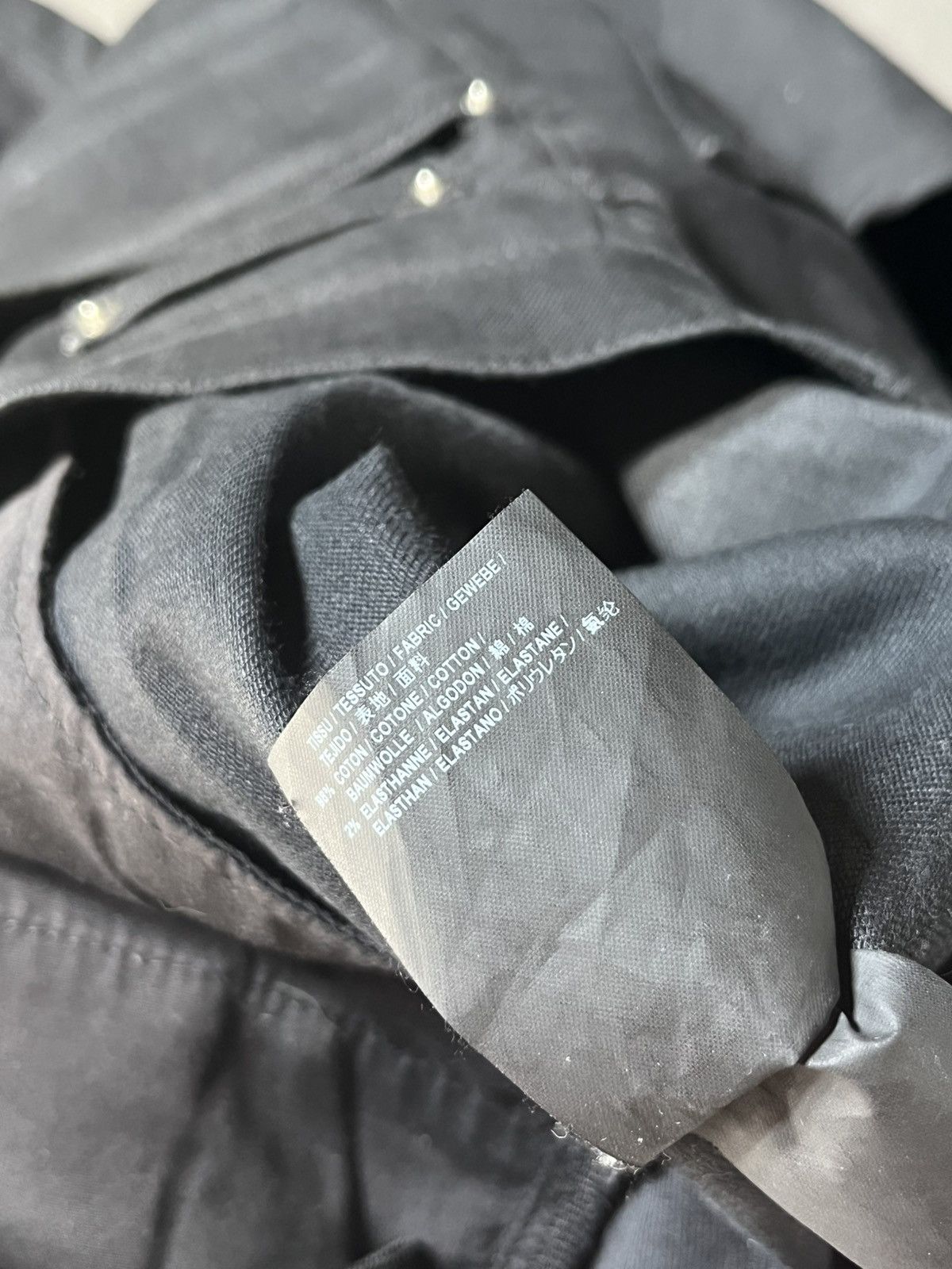 Saint Laurent Paris Saint Laurent Leather Panel Zipper Denim Size US 29 - 13 Thumbnail