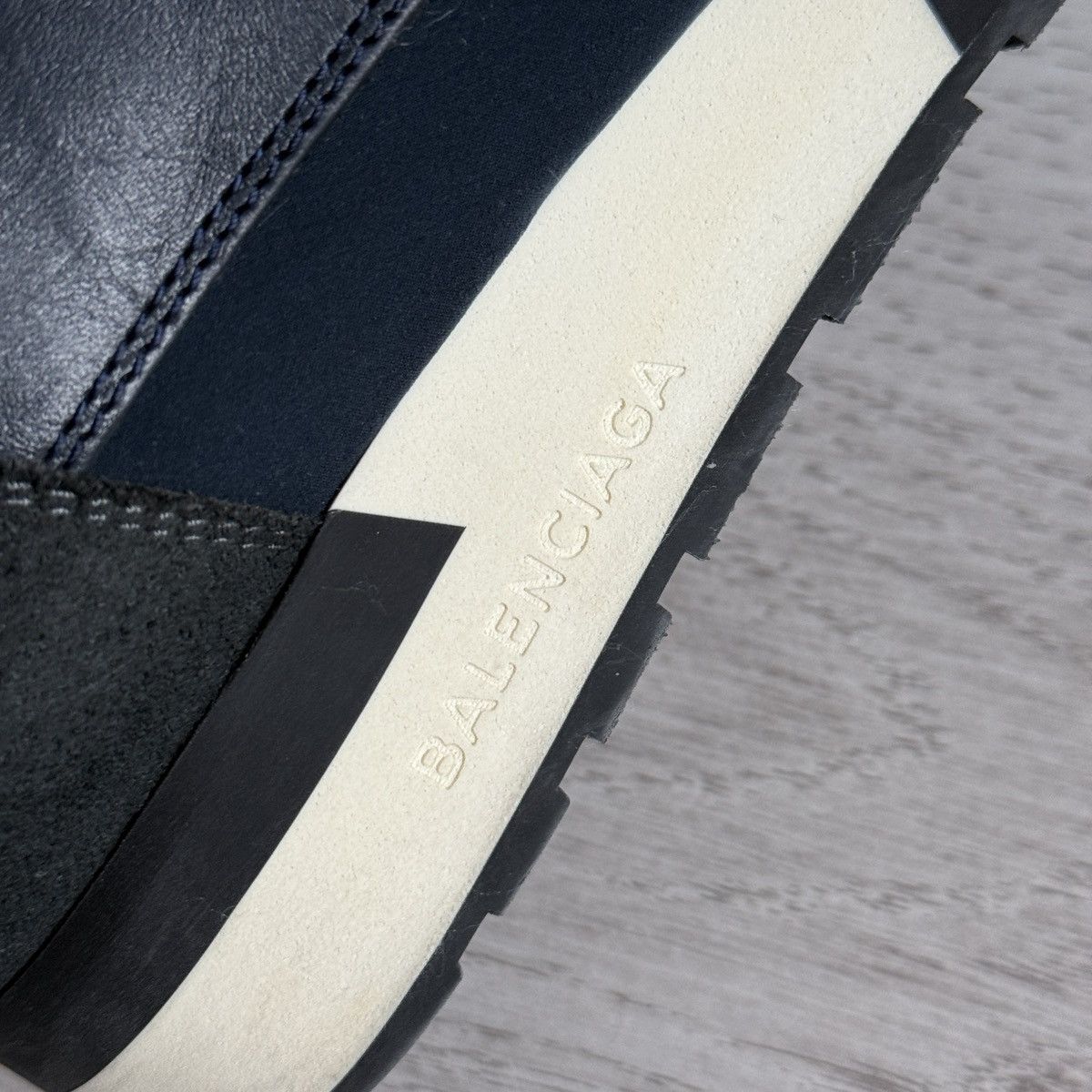 Balenciaga Balenciaga Race Runner Leather Sneakers Size US 7 / IT 37 - 5 Thumbnail
