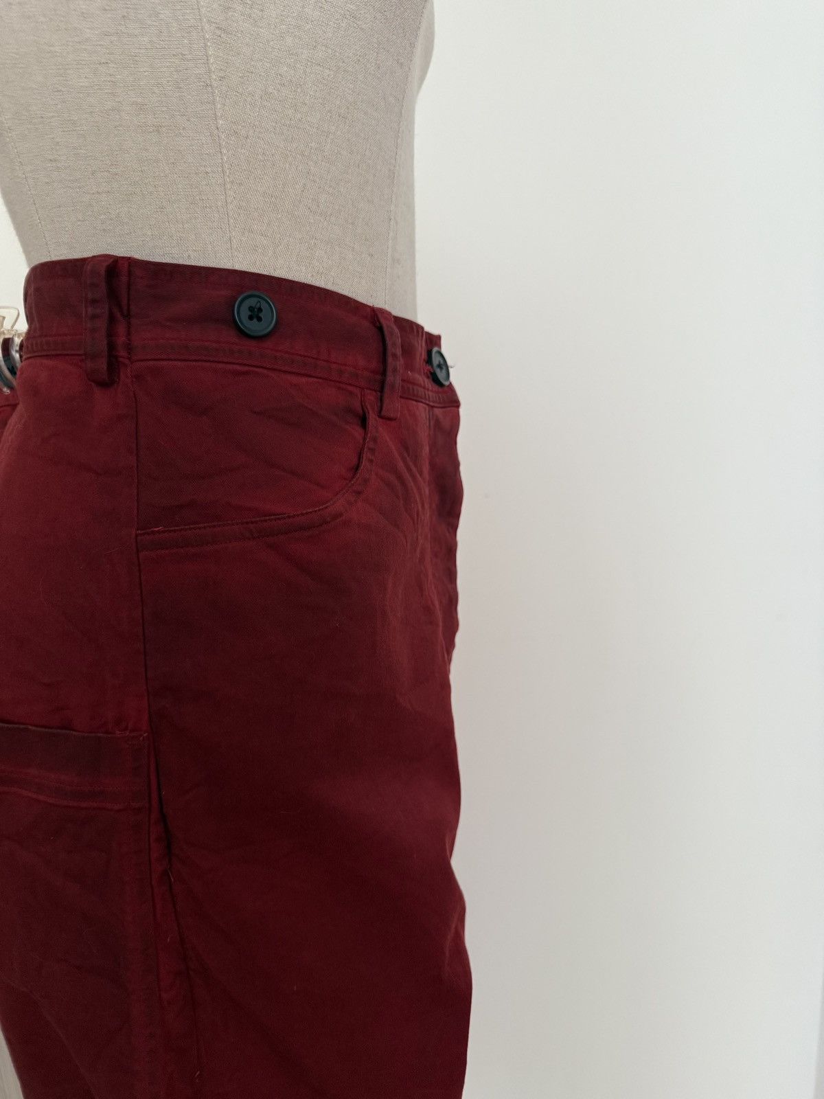 Rundholz Rundholz Avant-Garde Drop Crotch Pants Size 31" - 3 Thumbnail