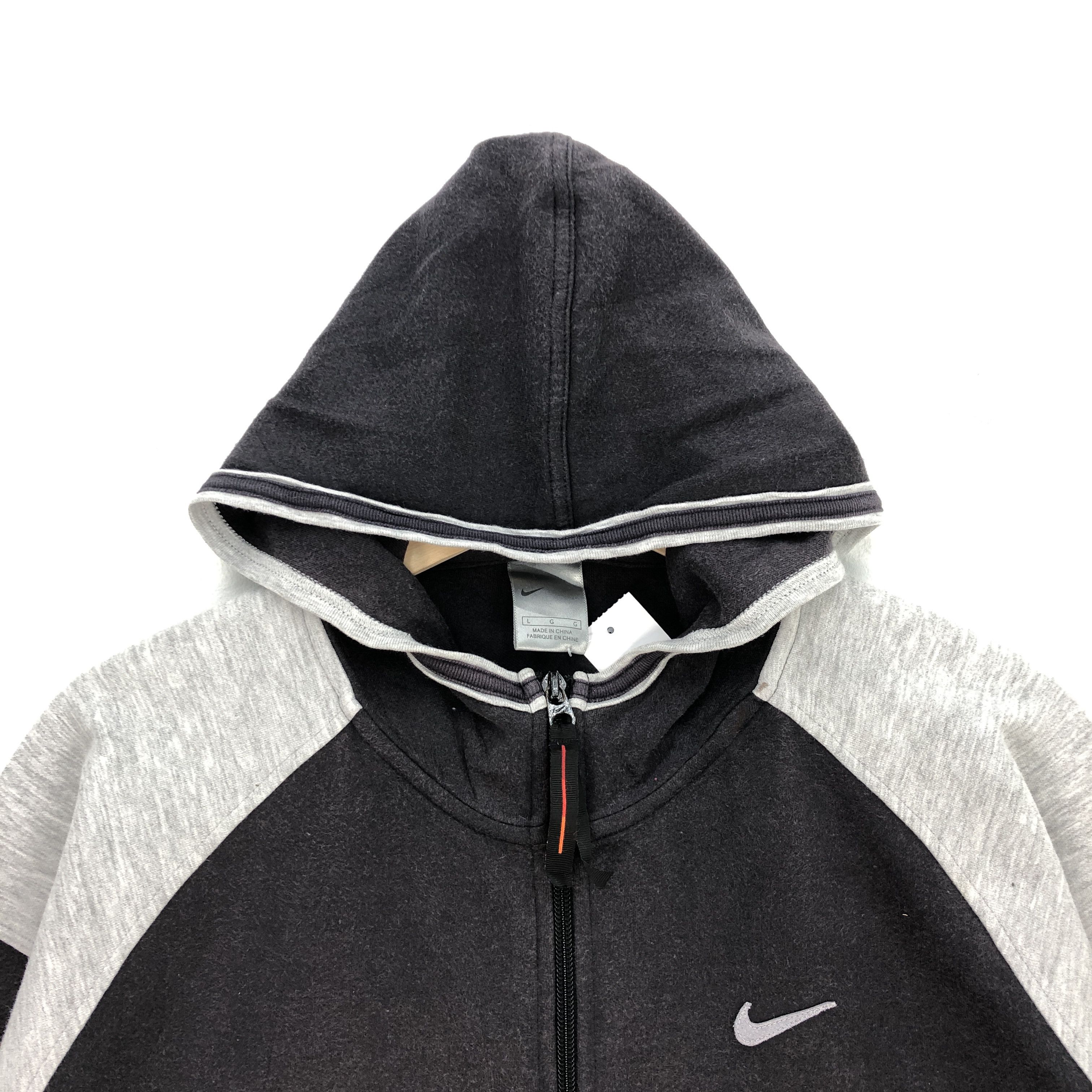 Nike × Vintage Vintage Nike Sweater Hoodie Nike Swoosh Zipper Sweatshirt Size US S / EU 44-46 / 1 - 4 Thumbnail