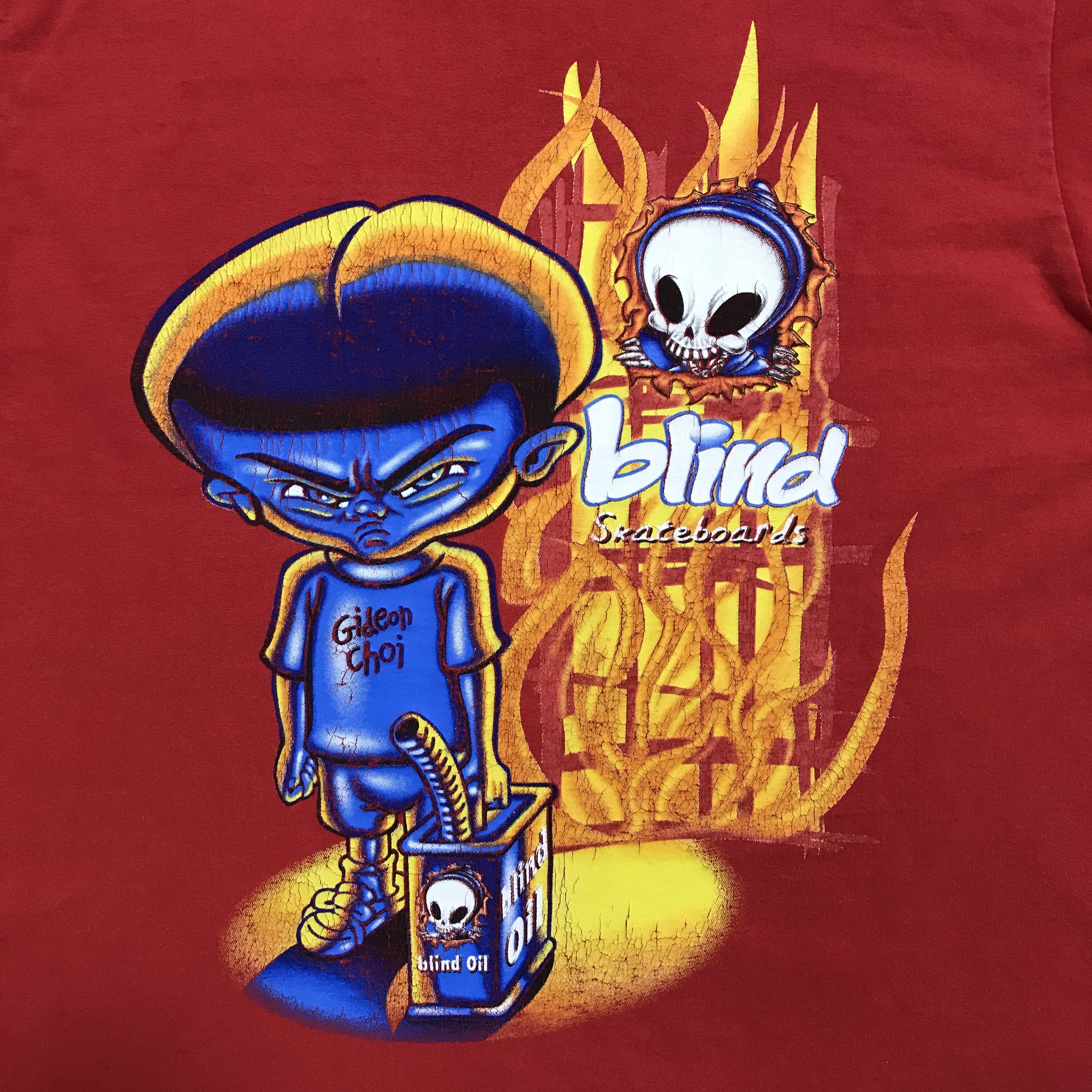 Blind Skateboards BLIND Skateboards Gideon Choi Vintage T-Shirt Tee USA 90s Size US S / EU 44-46 / 1 - 6 Thumbnail