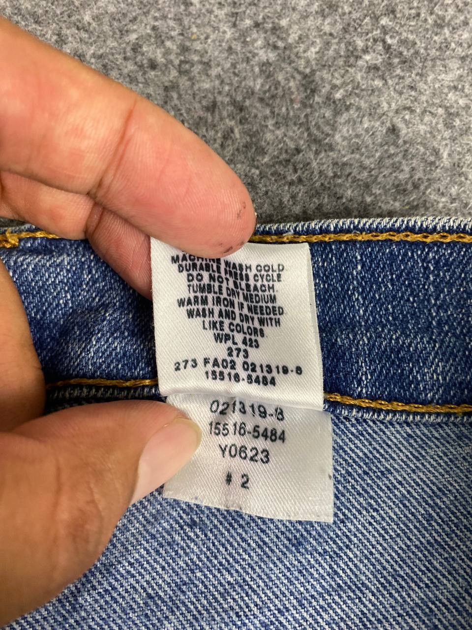 Levi's vintage levis 515 paint splatter bootcut denim nice design Size US 30 / EU 46 - 12 Thumbnail