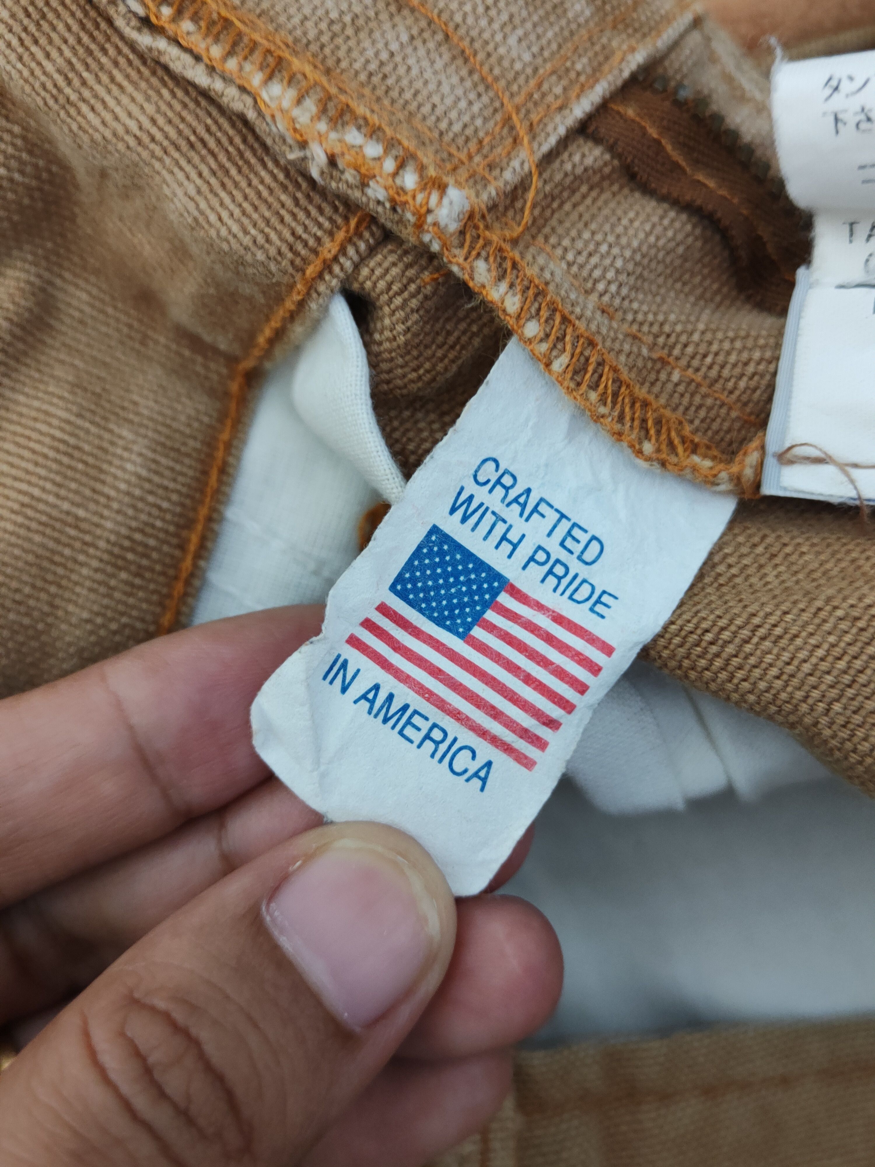 Vintage Collegiate Brown leather back vintage Casual Pants #W1585 Size US 28 / EU 44 - 14 Thumbnail