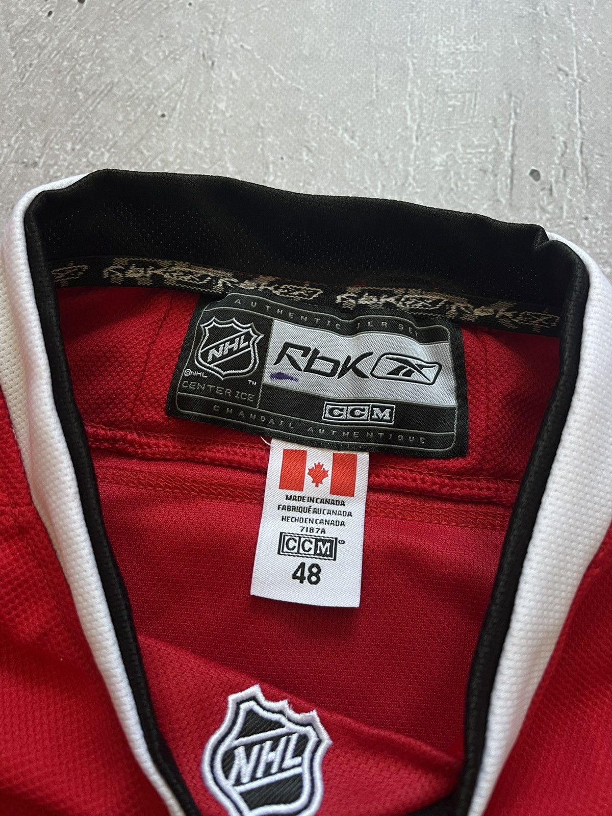 Reebok Chicago Blackhawks Jonathan Toews #19 Hockey Reebok Size 48 Size US M / EU 48-50 / 2 - 15 Thumbnail