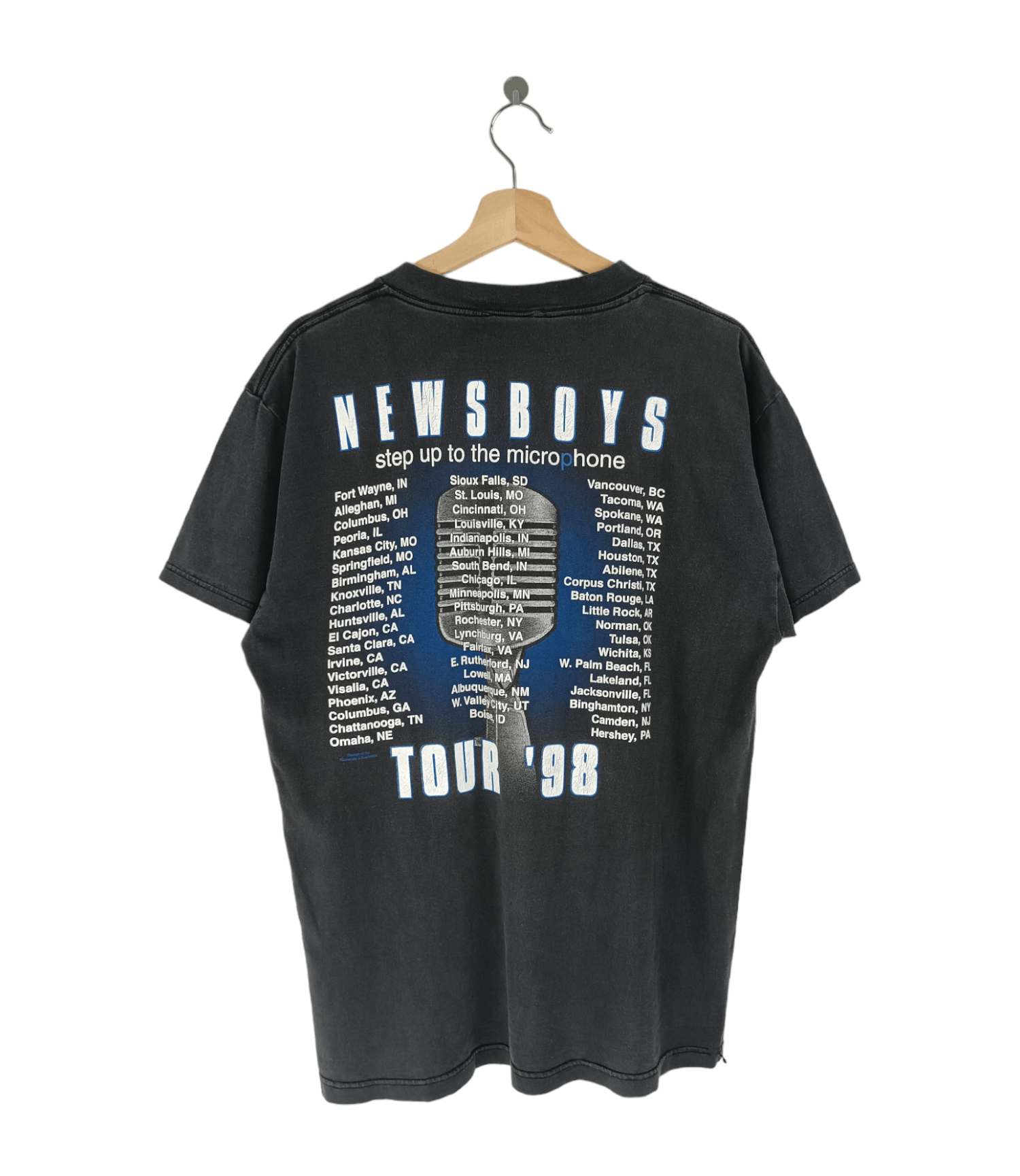 Band Tees VINTAGE 90'S FADED NEWSBOYS CHRISTIAN ROCK BAND Size US L / EU 52-54 / 3 - 2 Thumbnail