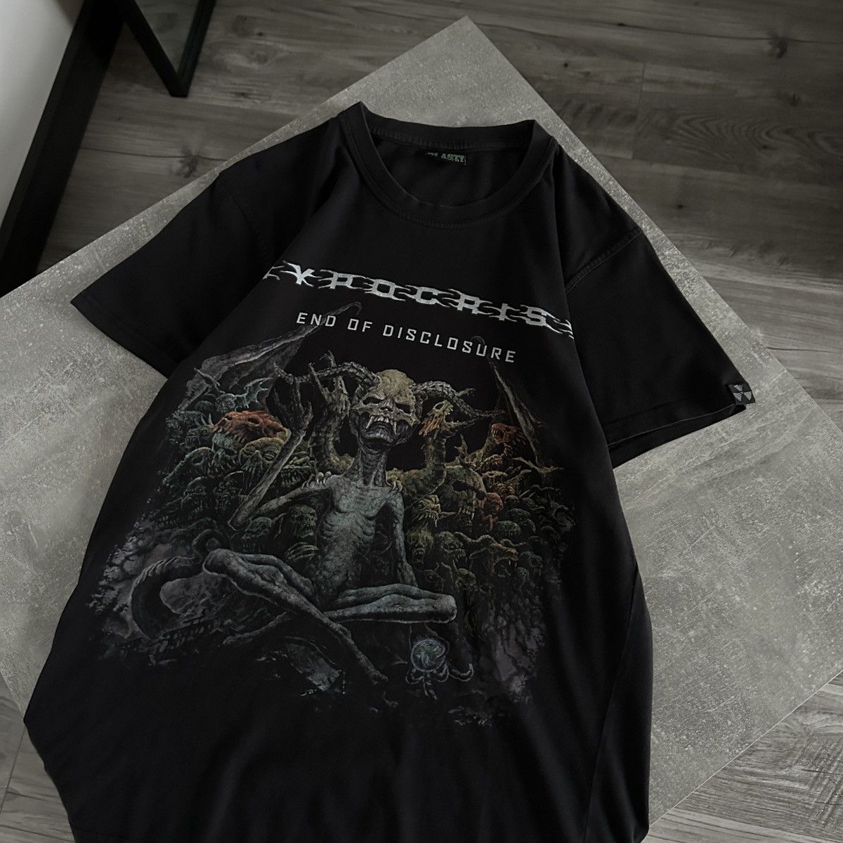 Band Tees Vintage 00s y2k Hypocrisy washed tee end of disclosure metal Size US M / EU 48-50 / 2 - 3 Thumbnail