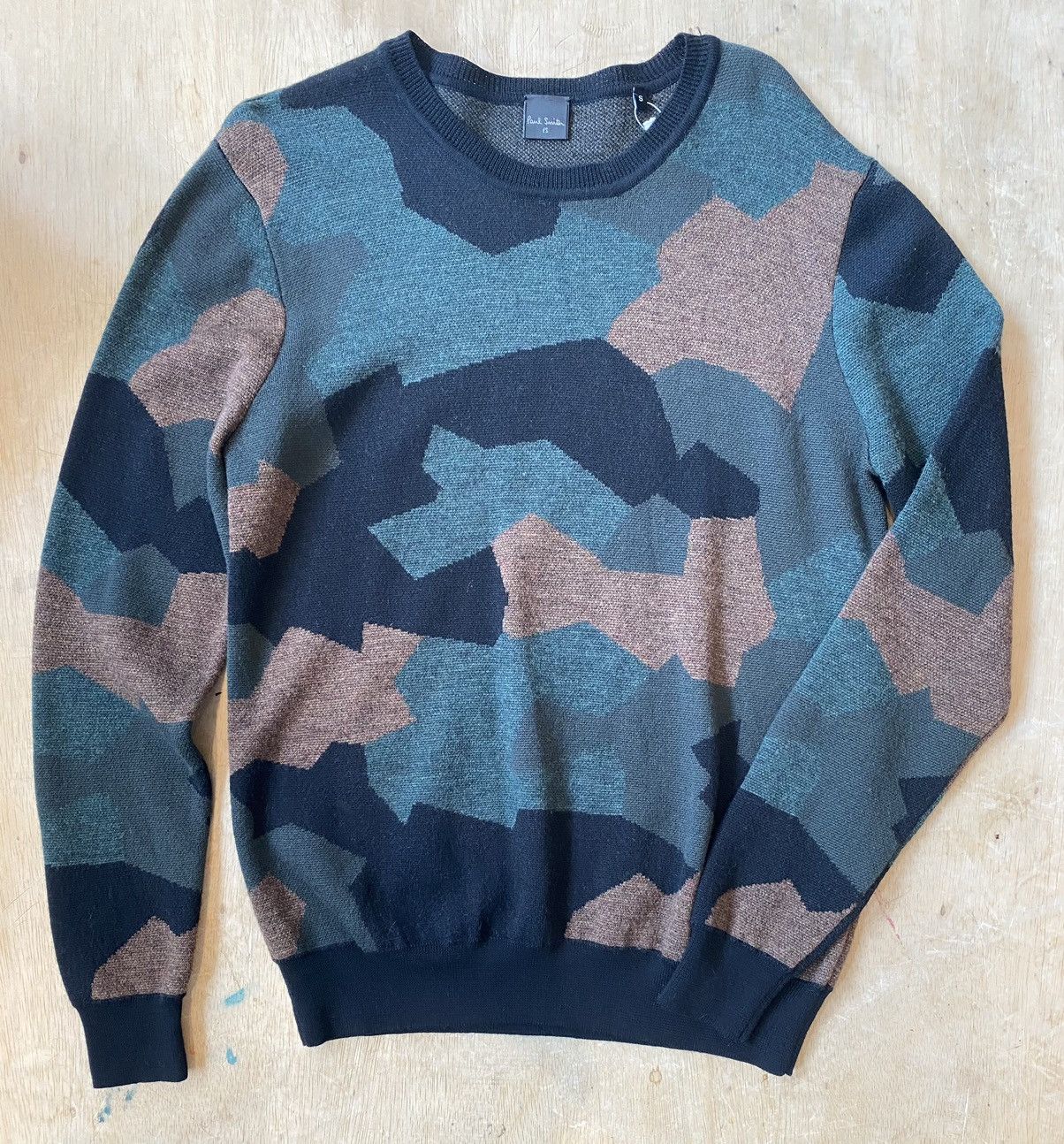 Paul Smith Paul Smith Camo Sweater Size S Size US S / EU 44-46 / 1 - 1 Thumbnail