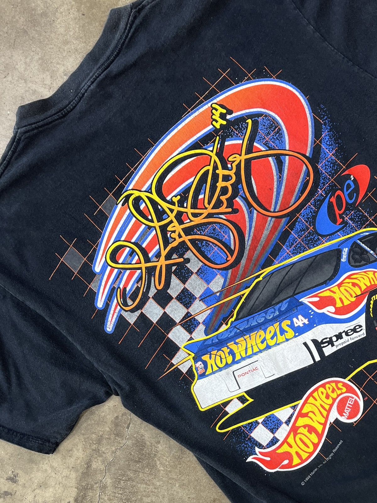 NASCAR Vintage 1998 Kyle Petty 44 Hot Wheels Mattel Racing Large Size US L / EU 52-54 / 3 - 4 Thumbnail