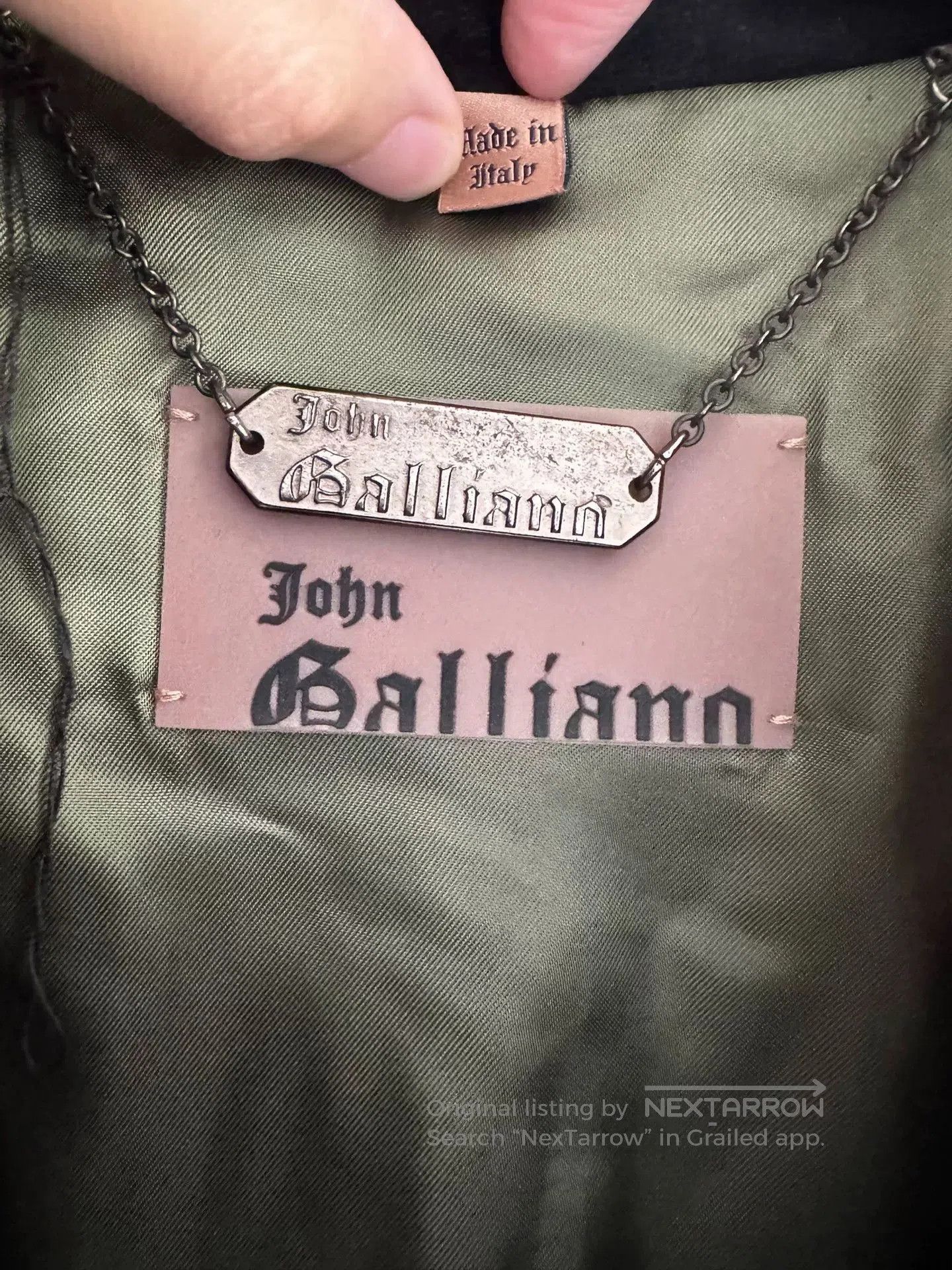 John Galliano John Galliano Dragon Embroidery Leather Jacket. Size US S / EU 44-46 / 1 - 6 Thumbnail