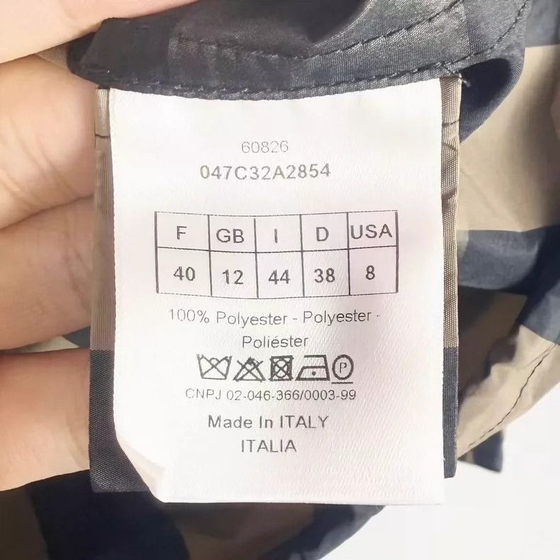 Dior Dior Checkered Hooded Jacket with Embroidery-2505 Size US M / EU 48-50 / 2 - 4 Thumbnail