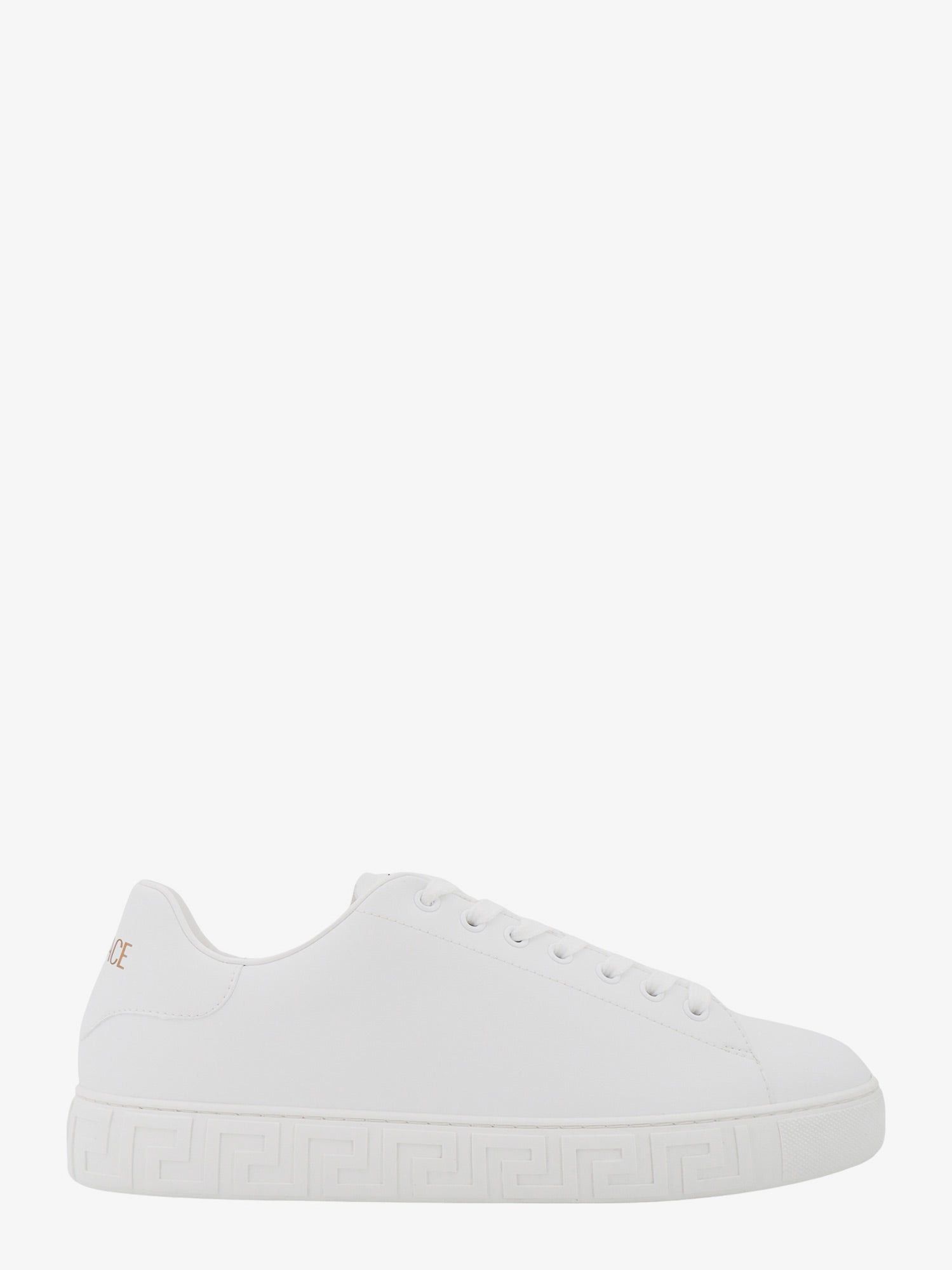 image of Versace Greca Man White Sneakers, Men's (Size 12)