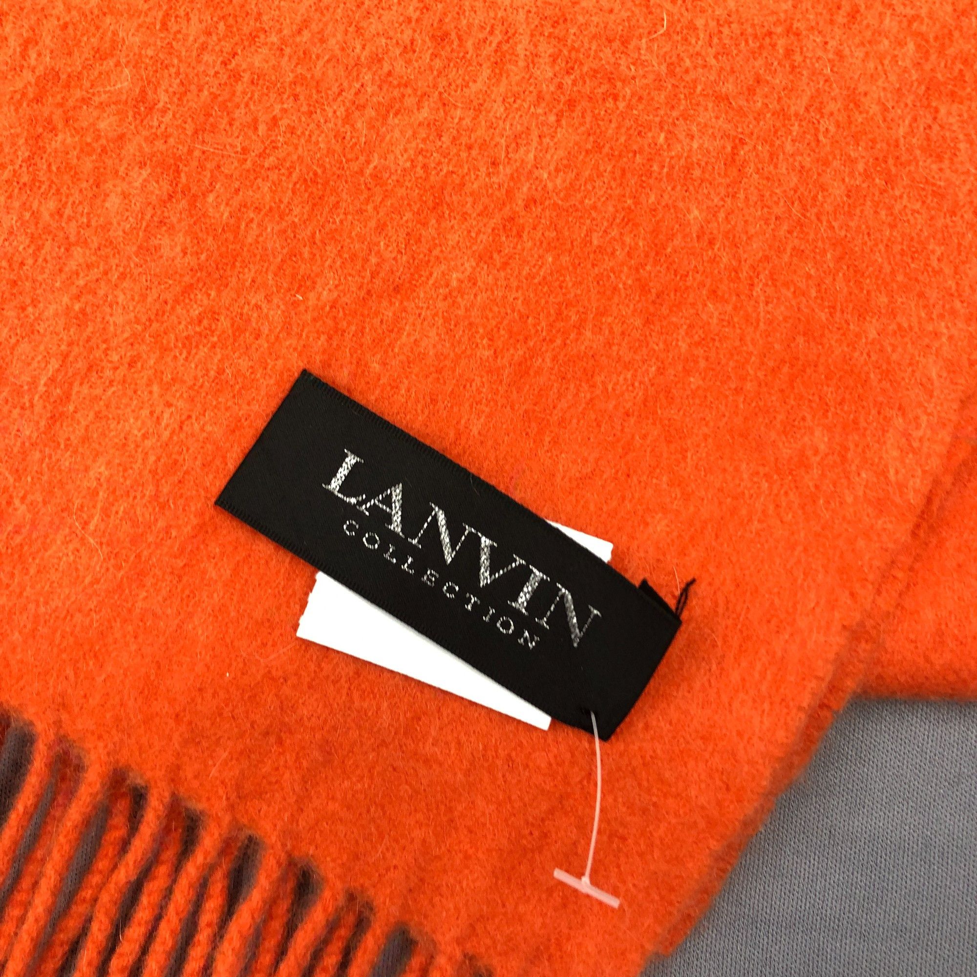Lanvin Vintage Lanvin Scarf Muffler Cashmere Winter Scarves Size ONE SIZE - 4 Thumbnail