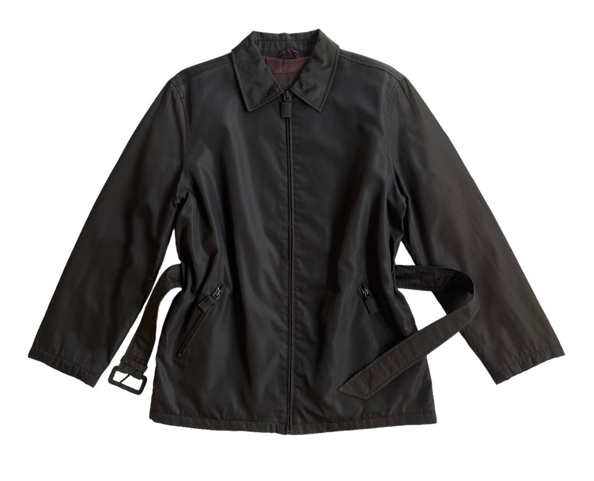 Prada Vintage Prada Belted Nylon Jacket Size US M / EU 48-50 / 2 - 9 Thumbnail