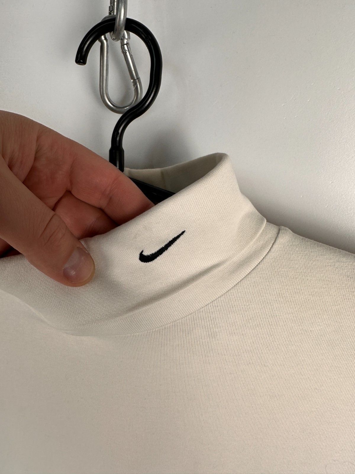 Nike Vintage Nike Turtleneck Sweatshirt White Jumper Size XL 90s Size US XL / EU 56 / 4 - 4 Thumbnail