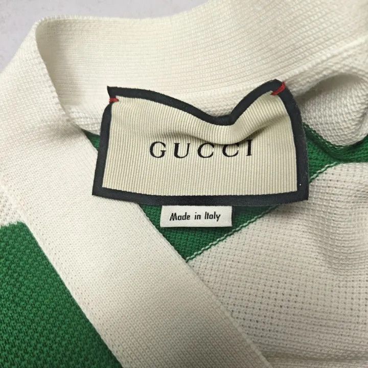 Gucci Gucci Gucci Green Striped Knit Cardigan for Men -2506 Size US M / EU 48-50 / 2 - 4 Thumbnail