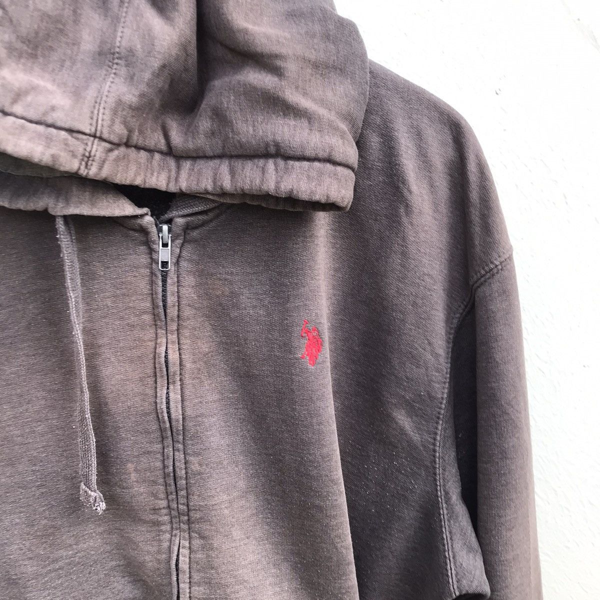 U.S. Polo Assn. Vintage U.S Polo Assasin Hoodie Zip-Up Sweater Size US L / EU 52-54 / 3 - 7 Thumbnail