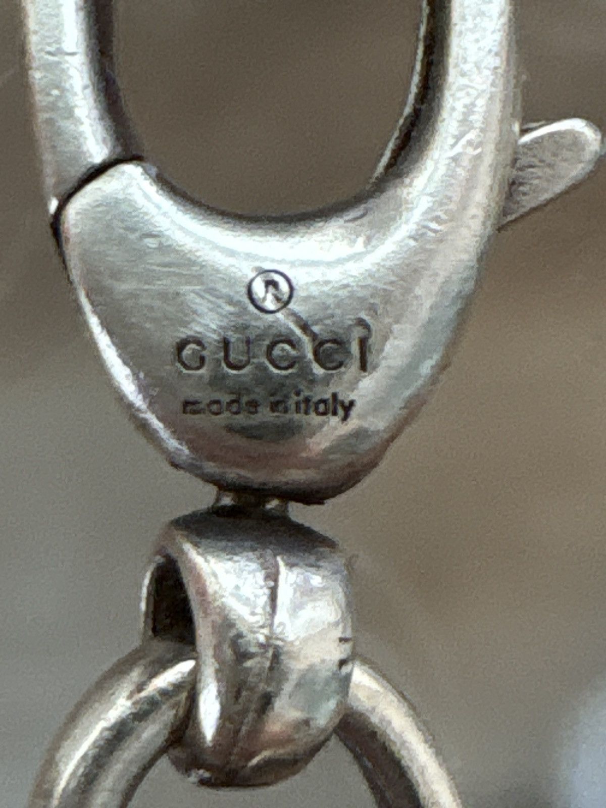 Gucci Vintage .925 Gucci Silver Interlocking G Pendant Necklace Size ONE SIZE - 6 Thumbnail