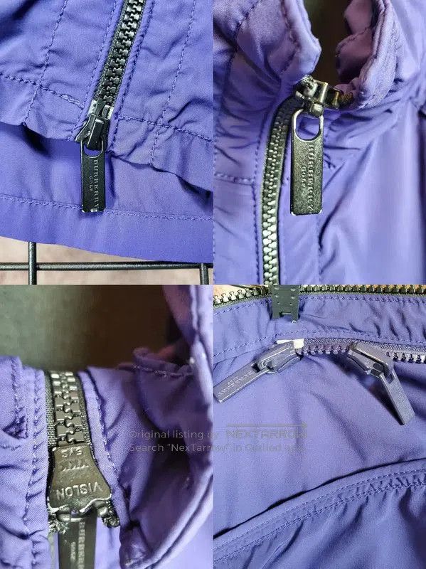 Burberry Burberry Purple Hooded Long Sleeve Cardigan. Size S / US 4 / IT 40 - 7 Thumbnail