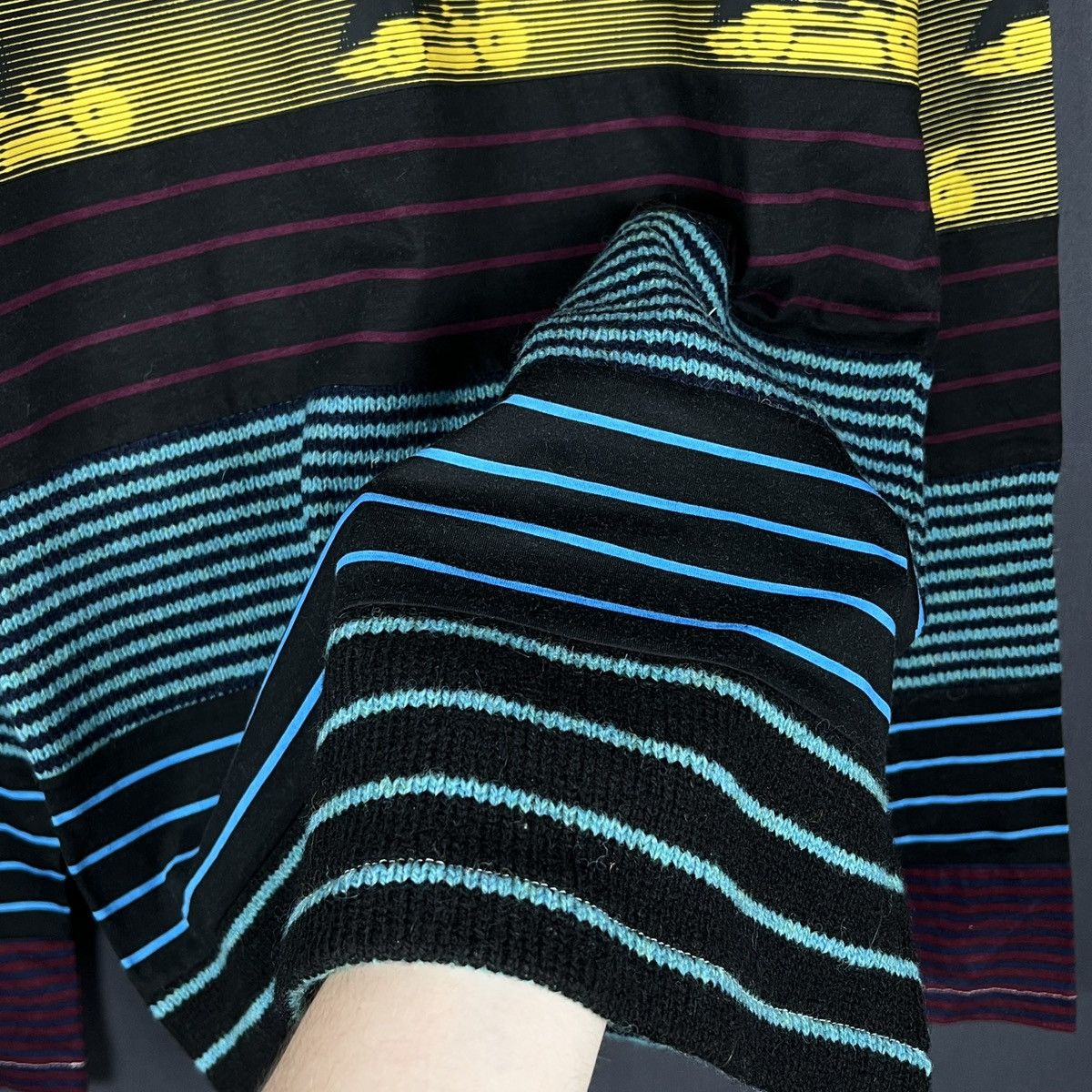 Prada Prada Multi-Fabric Striped Graphic women’s Long Sleeve S Size S / US 4 / IT 40 - 3 Thumbnail