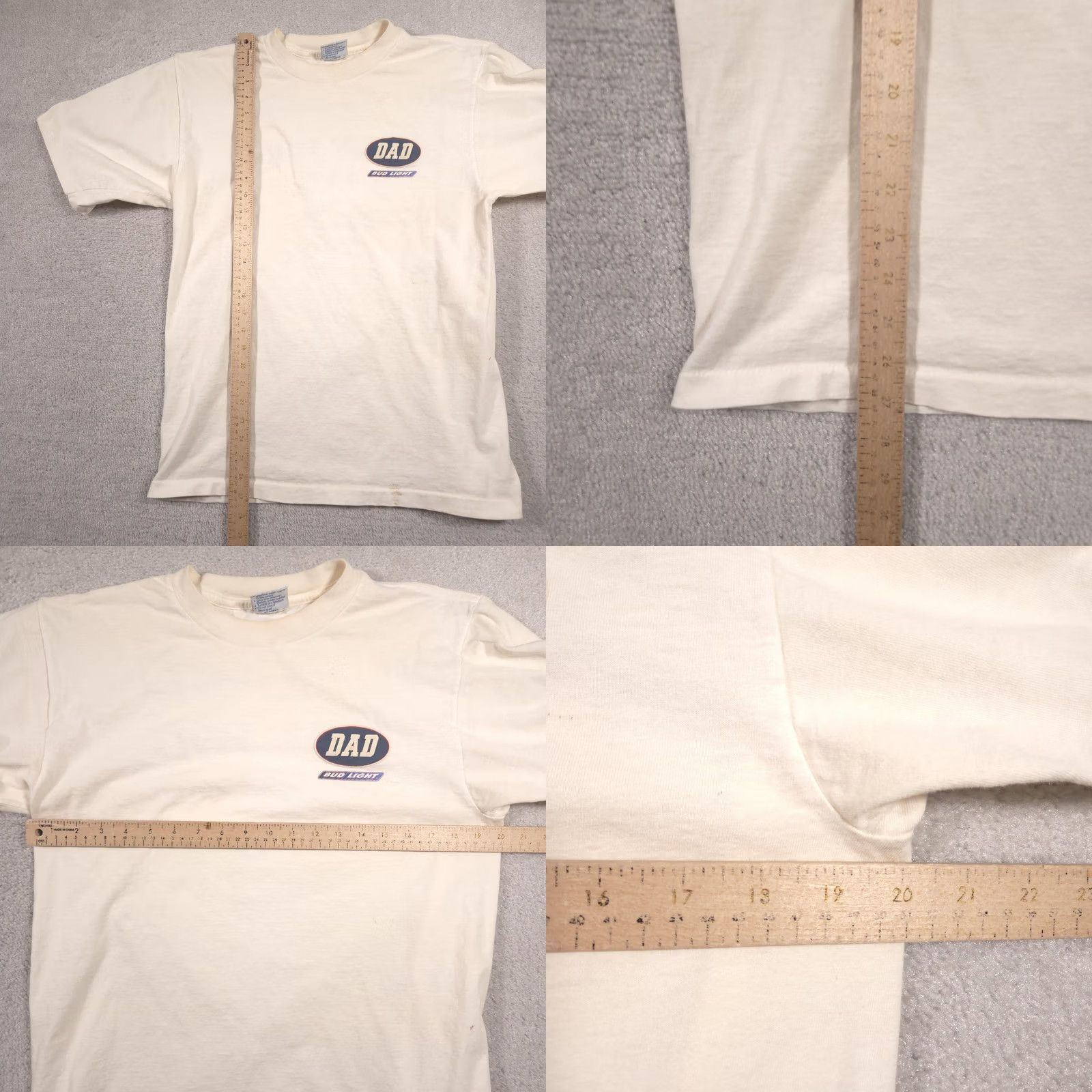 Vintage VINTAGE Bud Light Dad All Sport Shirt Mens Large White I Love You Man 90s Mens L Size US L / EU 52-54 / 3 - 9 Thumbnail