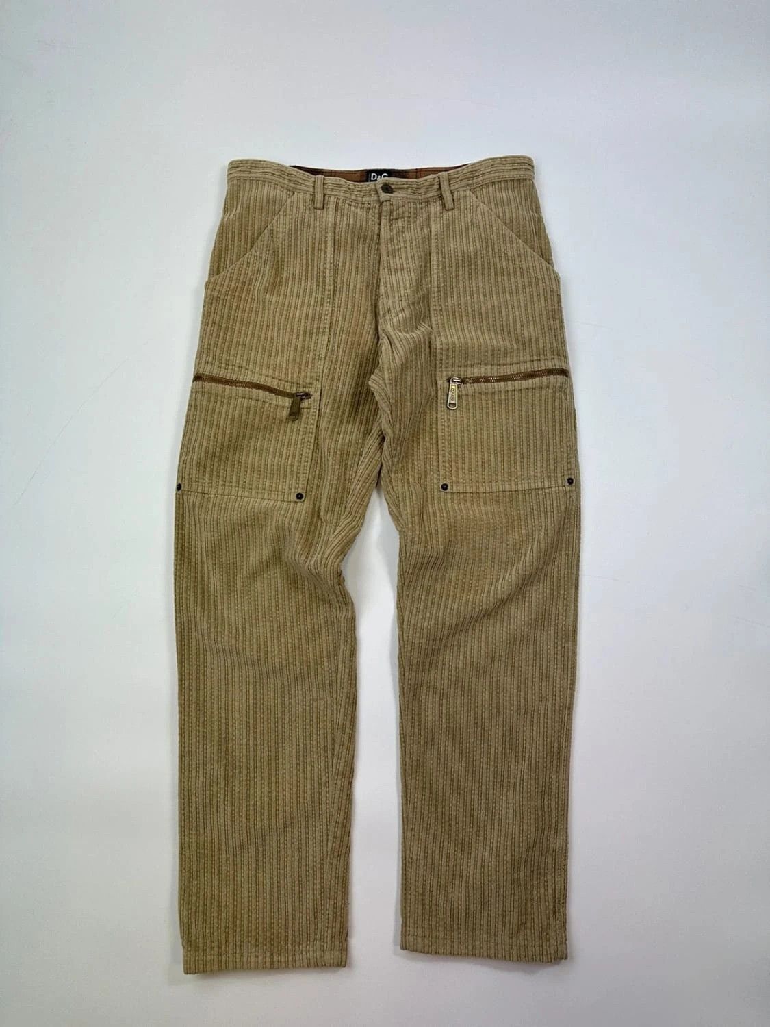 Dolce & Gabbana Dolce Gabbana 00´’s Corduroy Cargo Pants Size US 38 / EU 54 - 1 Thumbnail