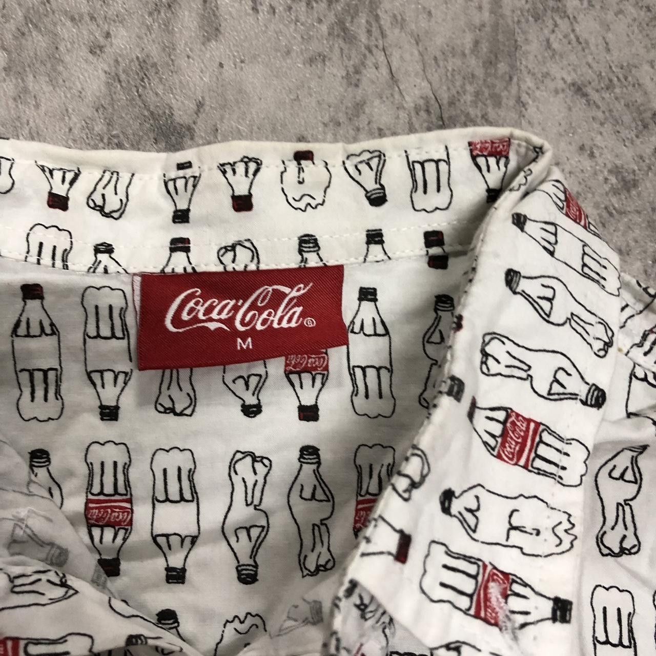 Coca Cola Coca-Cola white and red button-up shirt #CocaCola Size US M / EU 48-50 / 2 - 3 Thumbnail