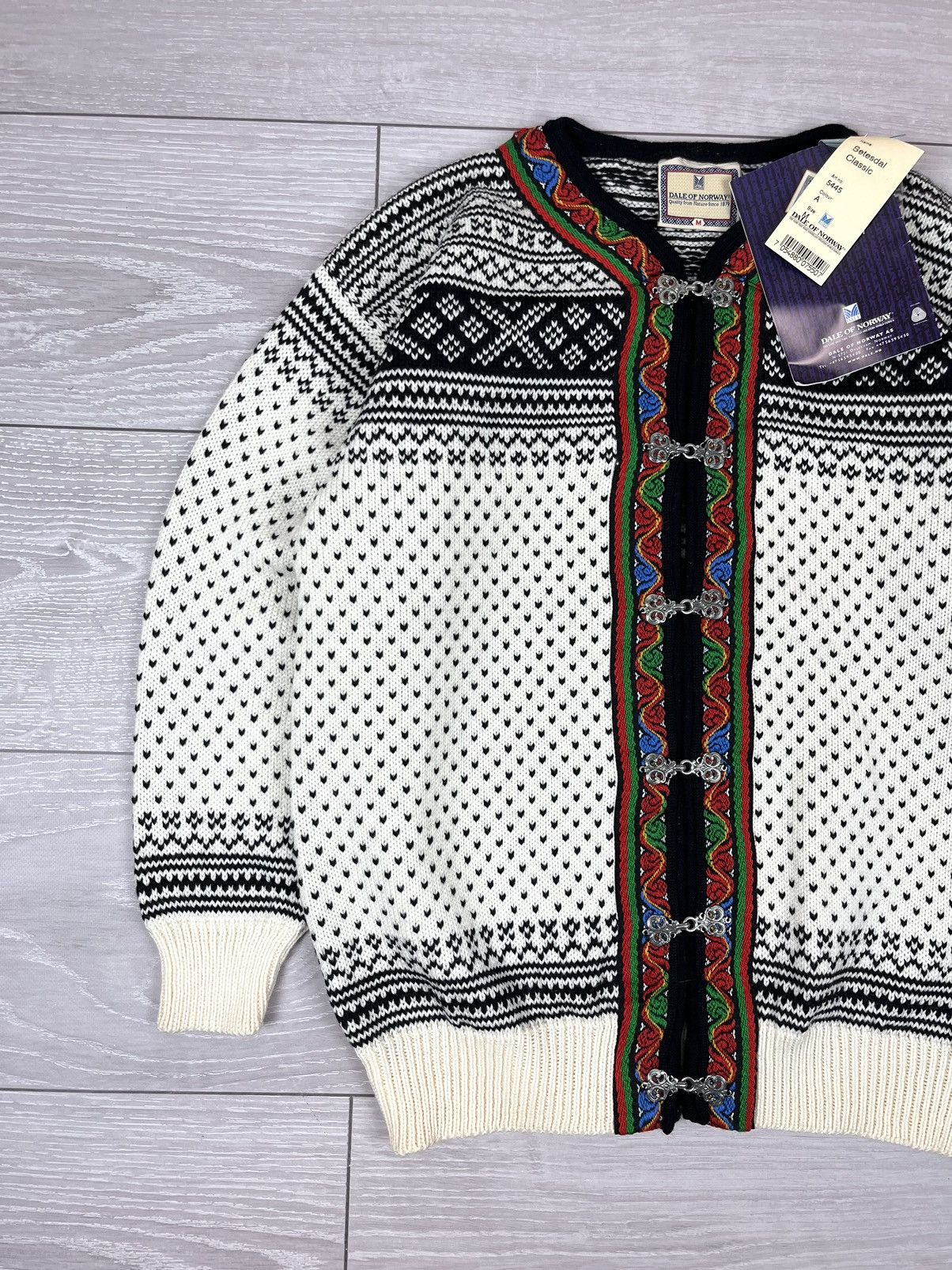 Dale Of Norway New! Dale Of Norway Metal Button Wool Cardigan Sweater Size US M / EU 48-50 / 2 - 3 Thumbnail