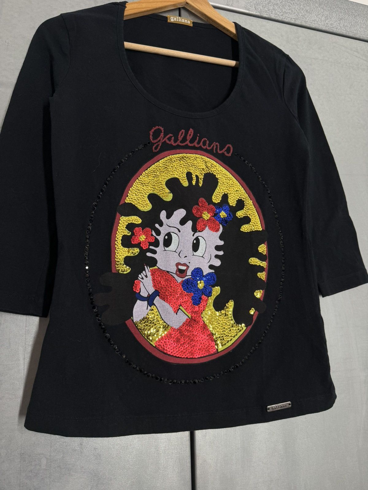 John Galliano Vintage 00s John Galliano Betty Boop 3/4 Sleeve Length Size XS / US 0-2 / IT 36-38 - 5 Thumbnail