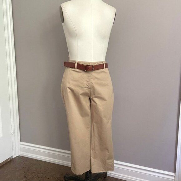 Prada Prada Straight Leg Cotton Crop Capri Pants - 8 / Medium Size 30" / US 8 / IT 44 - 14 Thumbnail