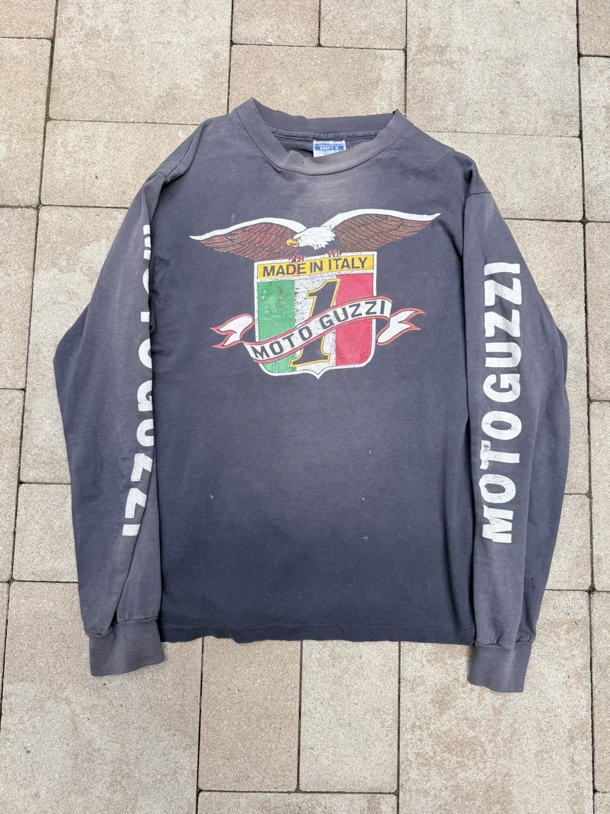 Vintage Harley Davidson Italy motoguzzi Size US M / EU 48-50 / 2 - 1 Thumbnail