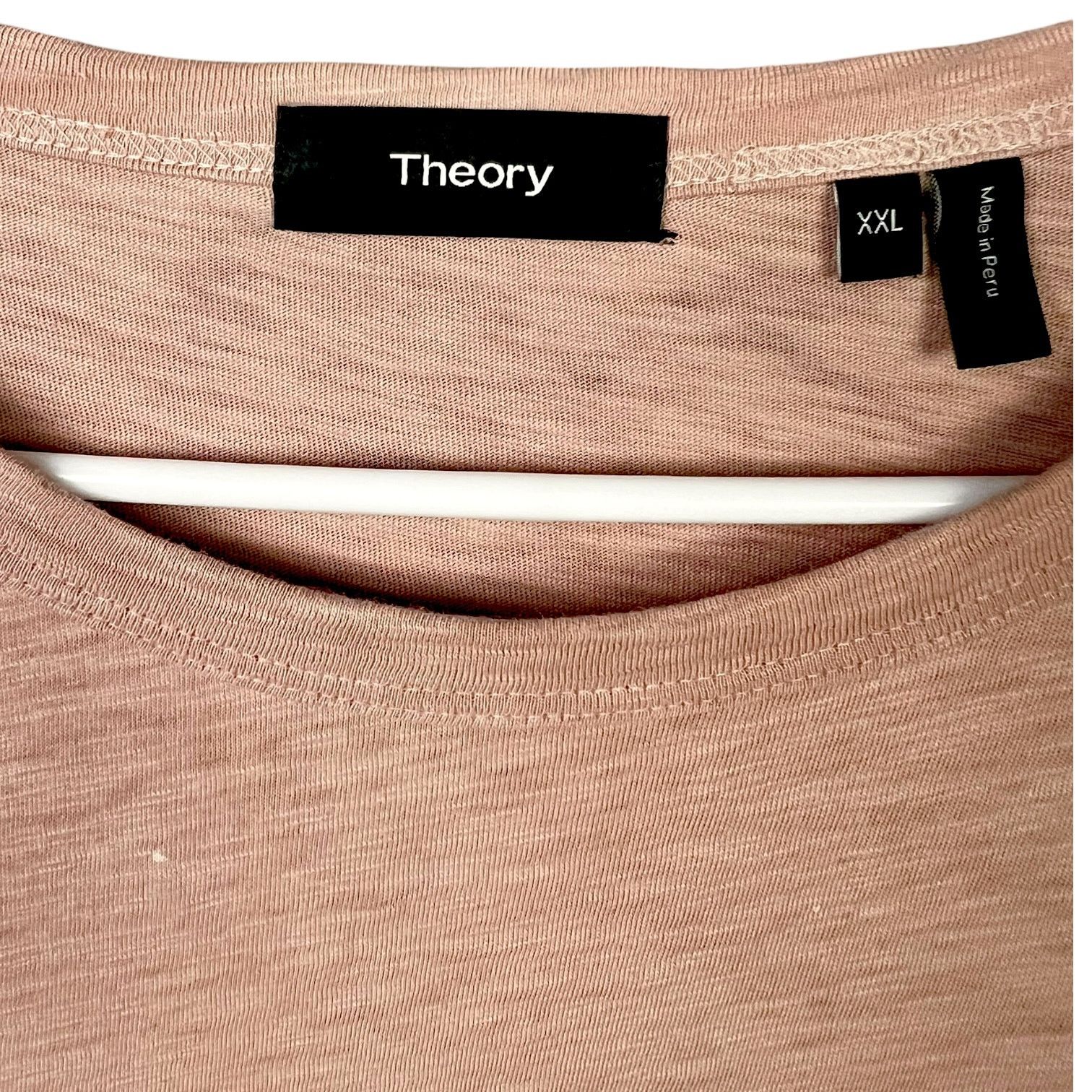 Theory Men's Theory Crewneck T-Shirt Light Brown - XXL - $95 Retail Size US XXL / EU 58 / 5 - 7 Thumbnail