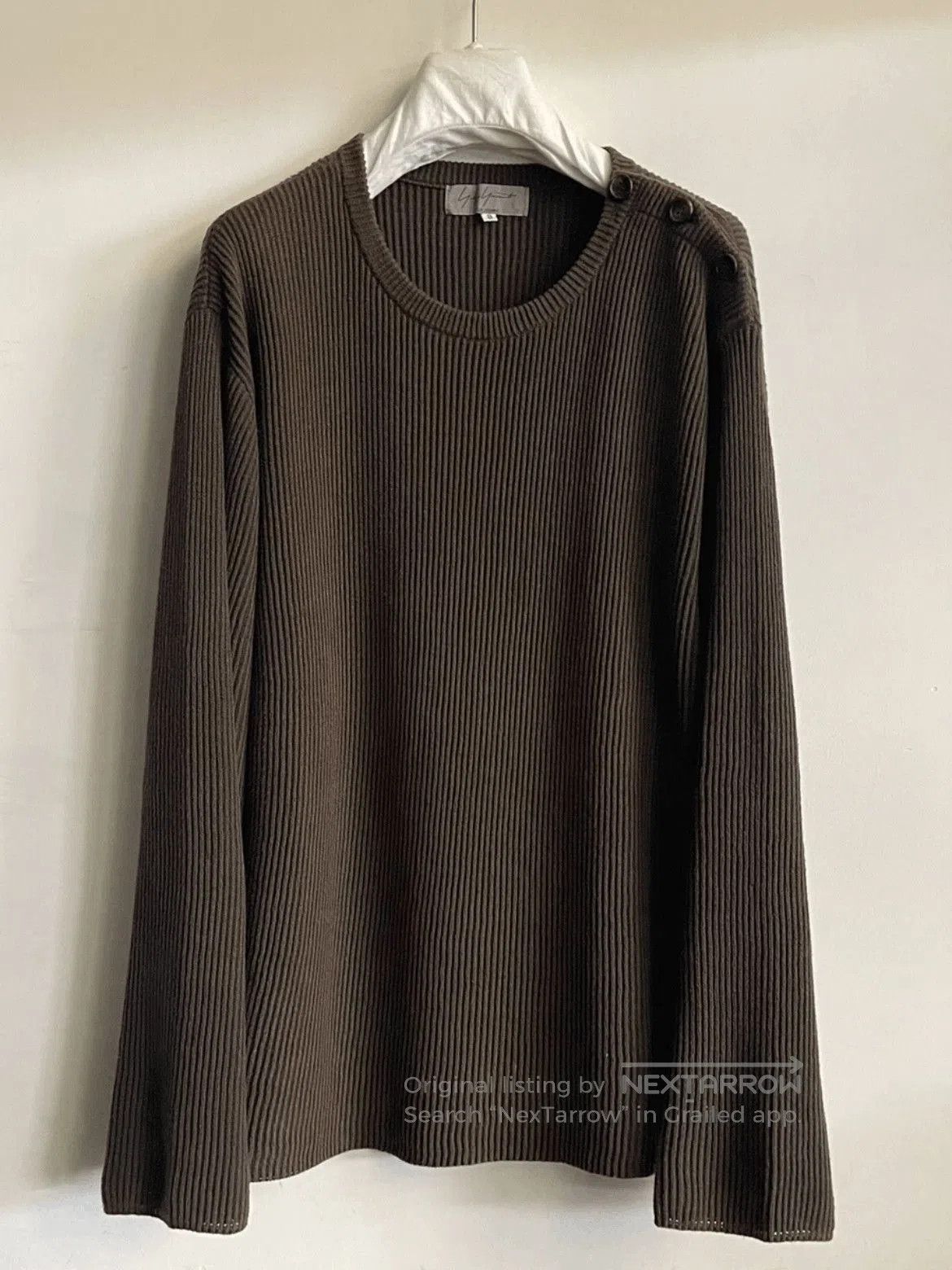 Yohji Yamamoto Sz 3 Yohji Yamamoto Pour Homme Knitwear Sweater. Size US L / EU 52-54 / 3 - 2 Thumbnail