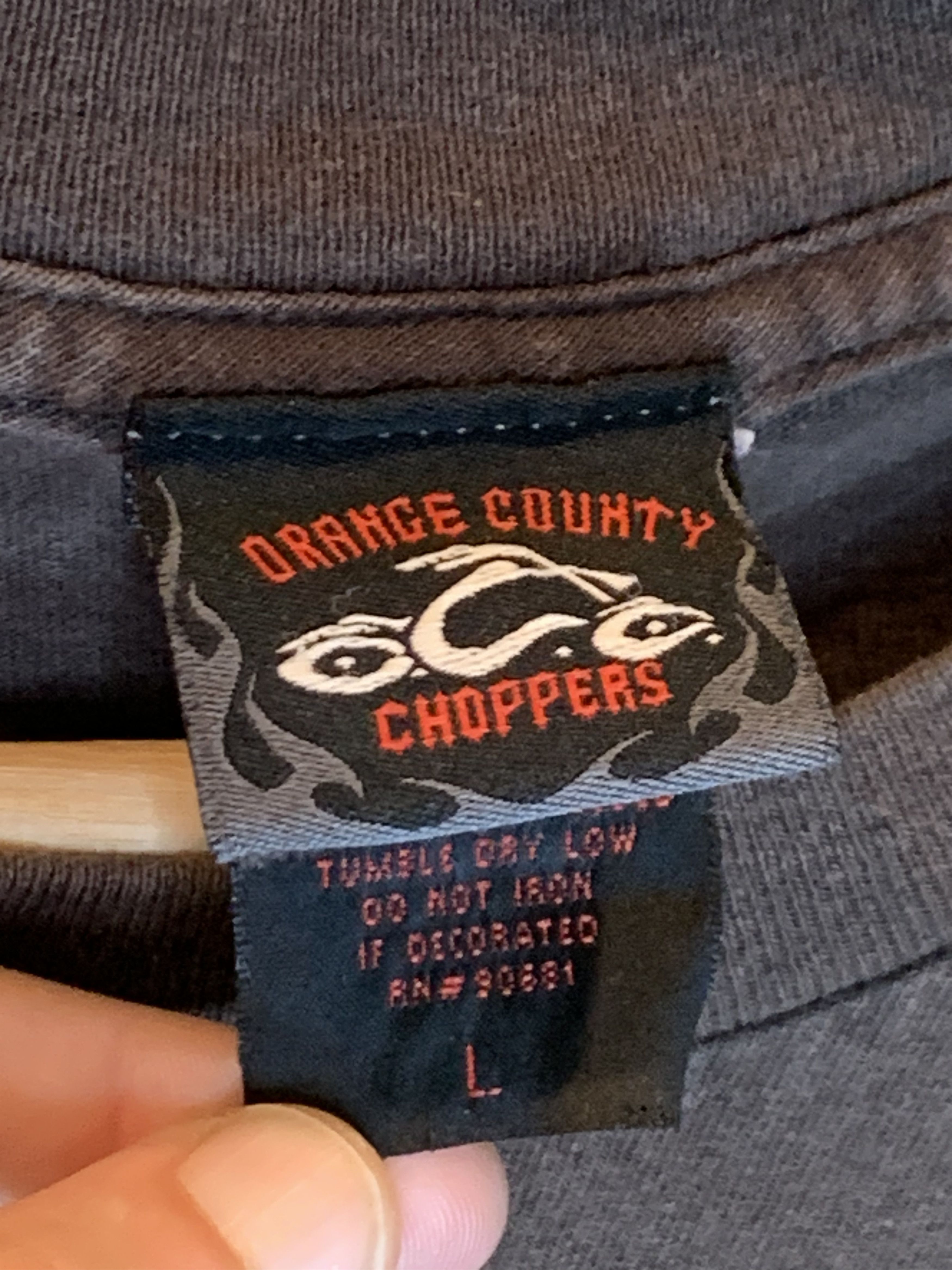 Vintage *RARE* Vintage Orange County Choppers Biker Motorcycle Shirt Size US L / EU 52-54 / 3 - 9 Thumbnail