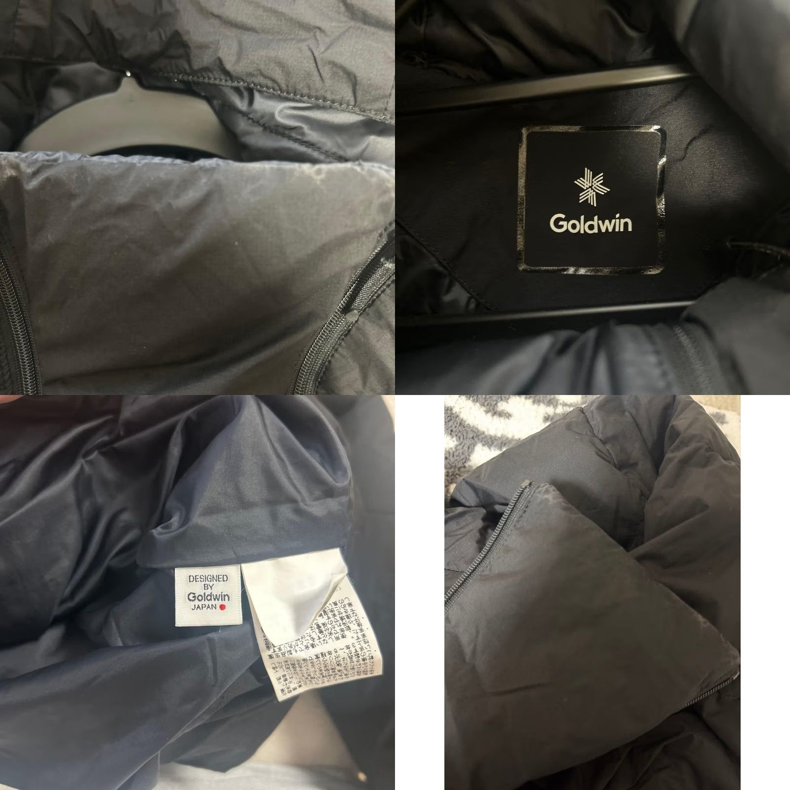 Goldwin GOLDWIN Down Jacket M Nylon Black Size US M / EU 48-50 / 2 - 8 Thumbnail
