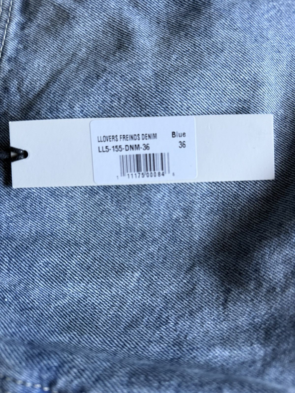 Llovesick Llovesick Printed Light Blue Denim Size US 36 / EU 52 - 7 Thumbnail