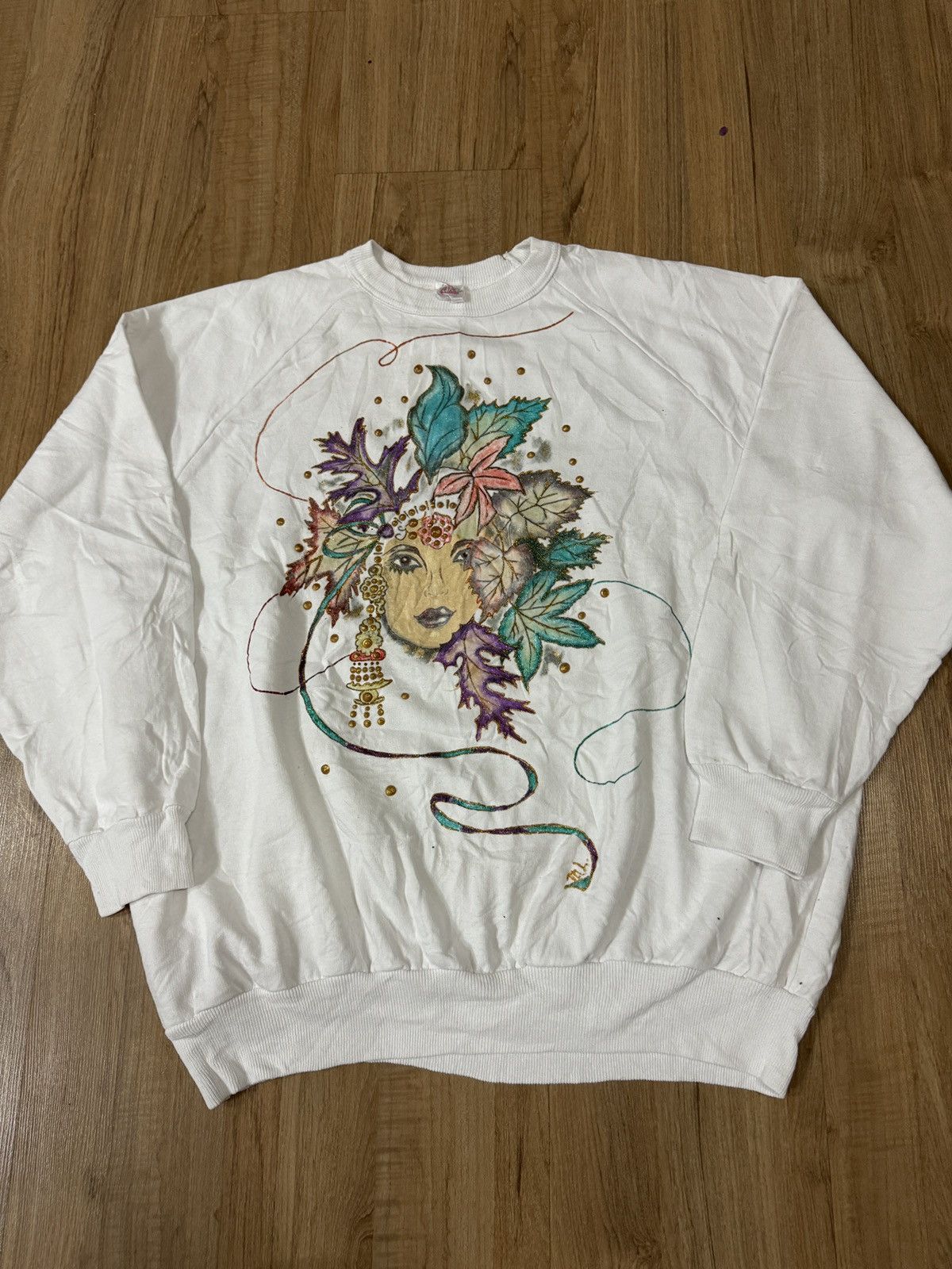 Vintage VINTAGE ART SWEATSHIRT Size US L / EU 52-54 / 3 - 1 Thumbnail
