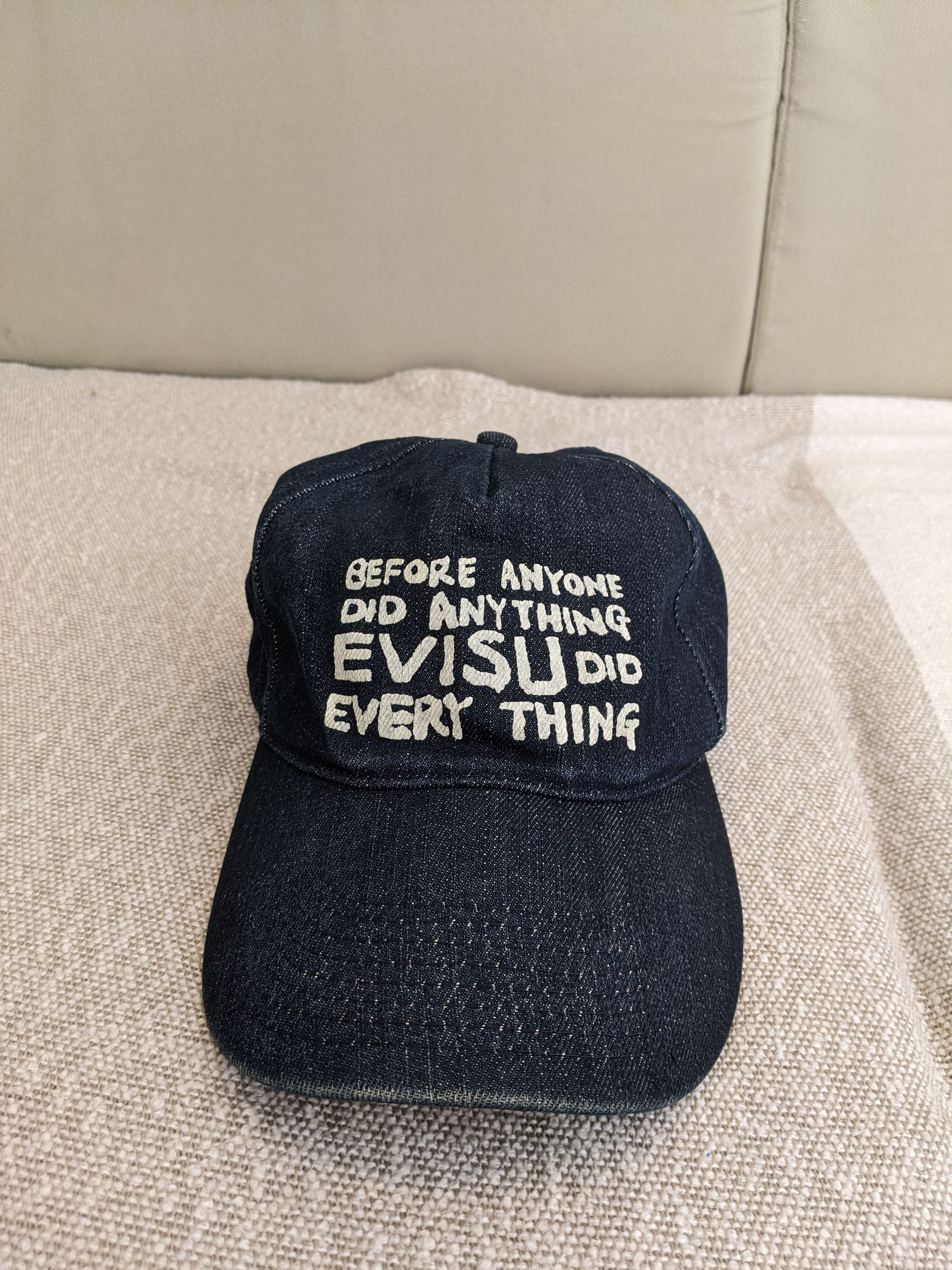 Evisu Before Anyone Denim Trucker Cap