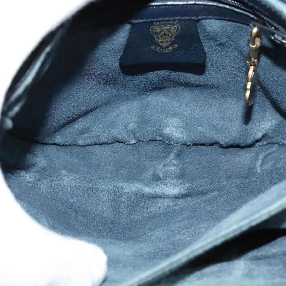 Gucci GUCCI Shoulder Bag Leather Navy Size ONE SIZE - 10 Thumbnail