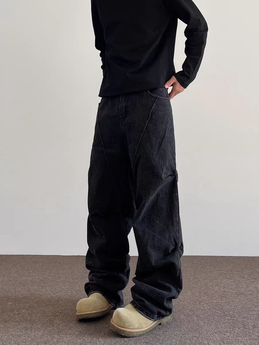 Japanese Brand × Jean High street deconstructed design micro flare jeans Size US 30 / EU 46 - 3 Thumbnail