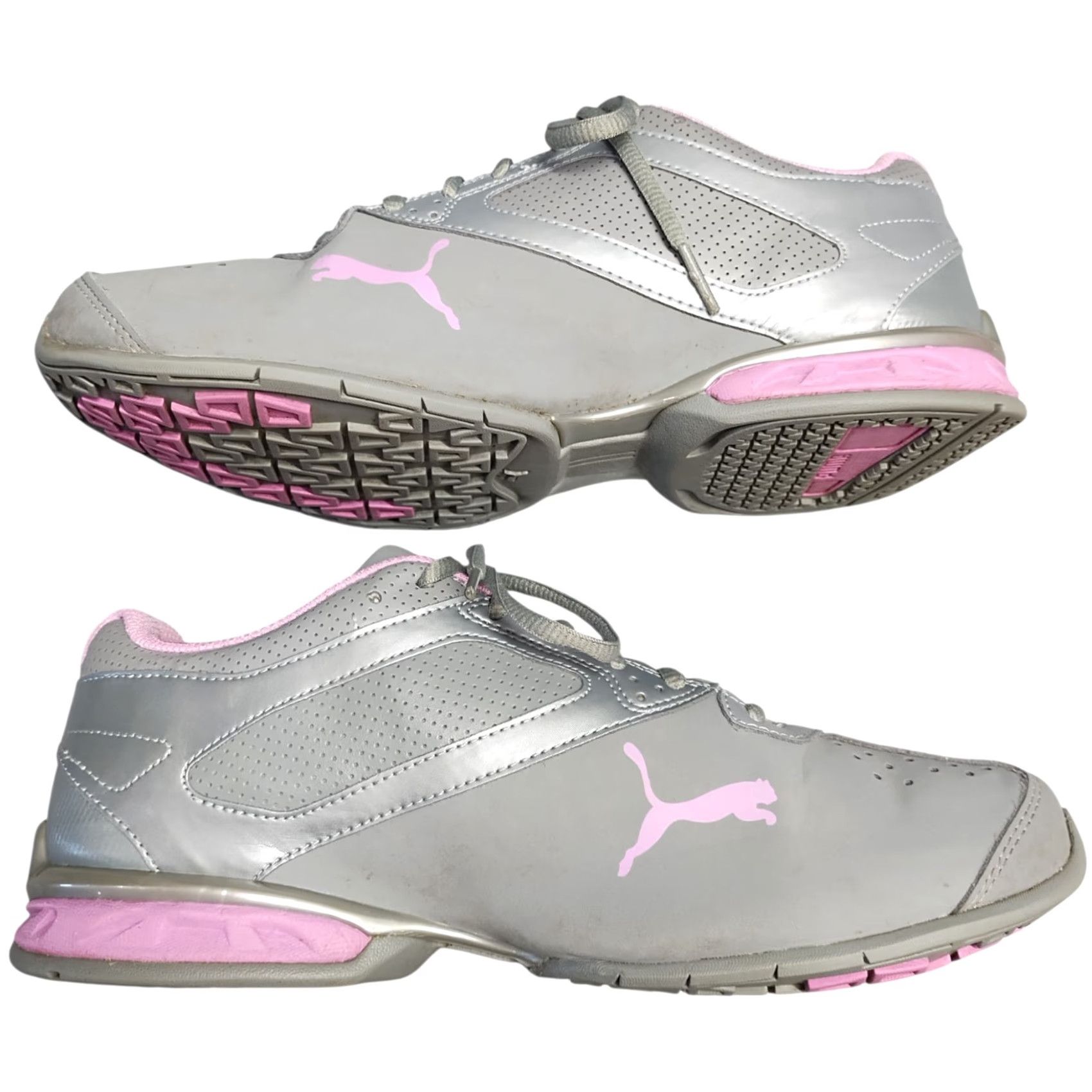 Puma Puma Tazon 6 SL Sneakers Womens Size 9.5 Gray Pink Athletic Running Lace Up Size US 10 / IT 40 - 2 Thumbnail