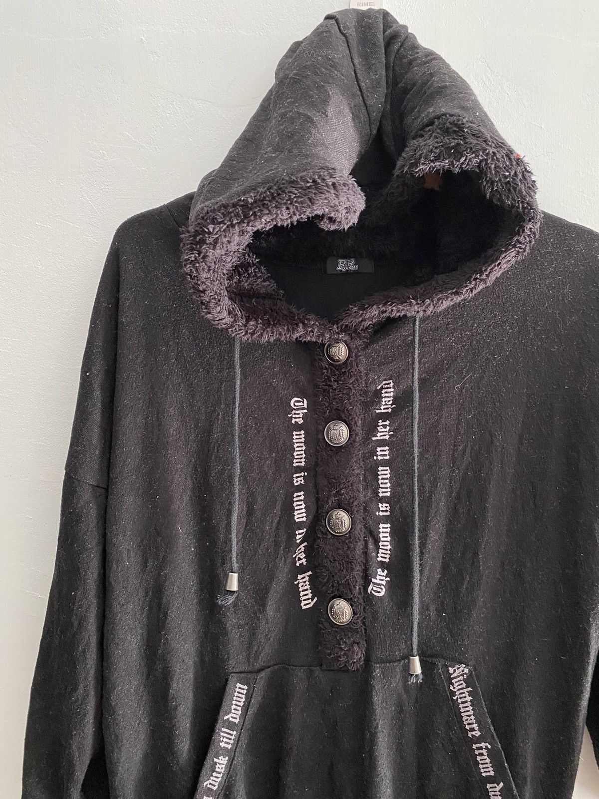 14th Addiction × If Six Was Nine × Yasuyuki Ishii Vintage Ryu ryu skull faux fur hoodie Size US M / EU 48-50 / 2 - 4 Thumbnail