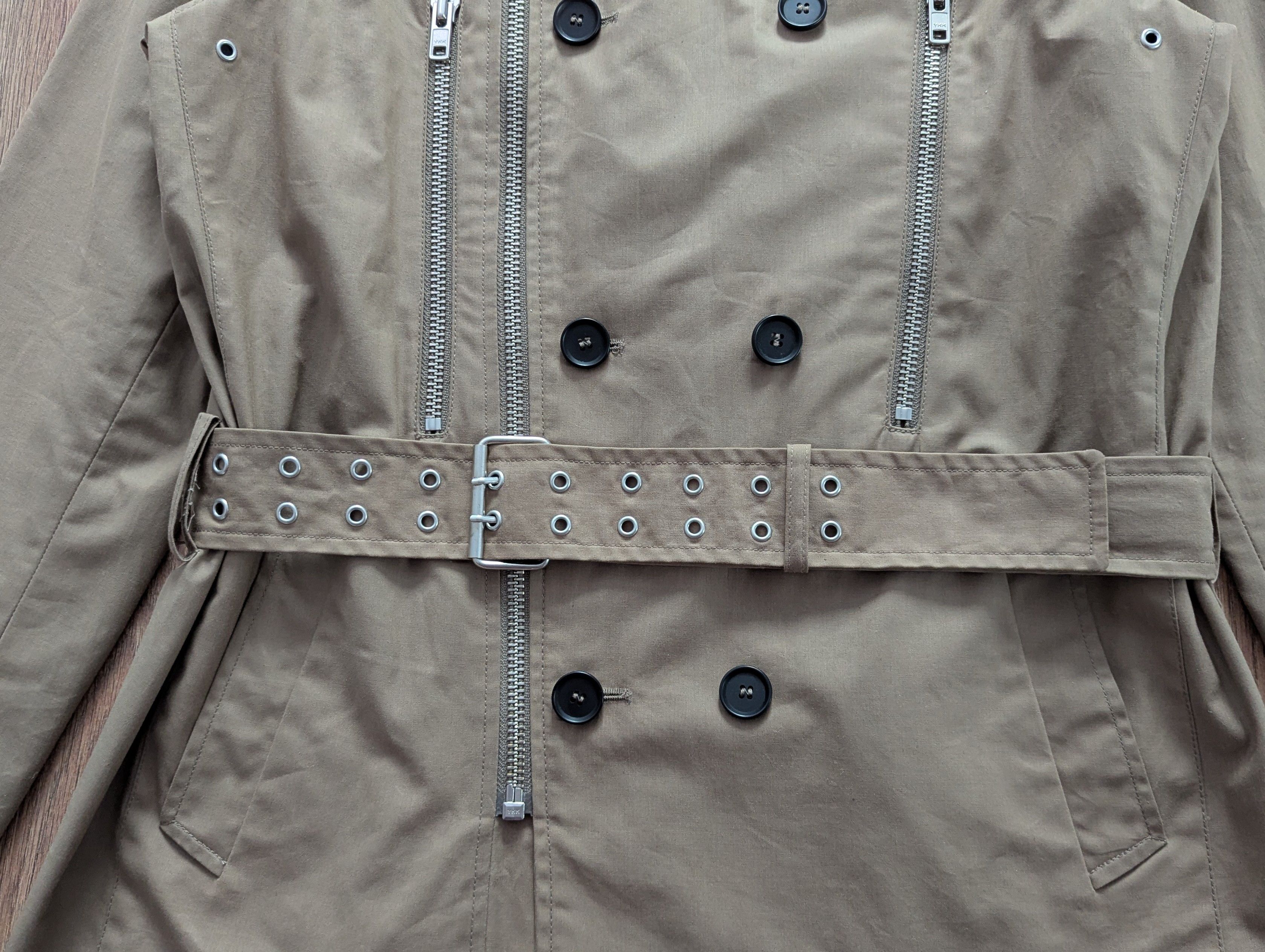 The Kooples The Kooples Trench Esprit Perfecto Jacket With Belt Cotton Size US M / EU 48-50 / 2 - 6 Thumbnail