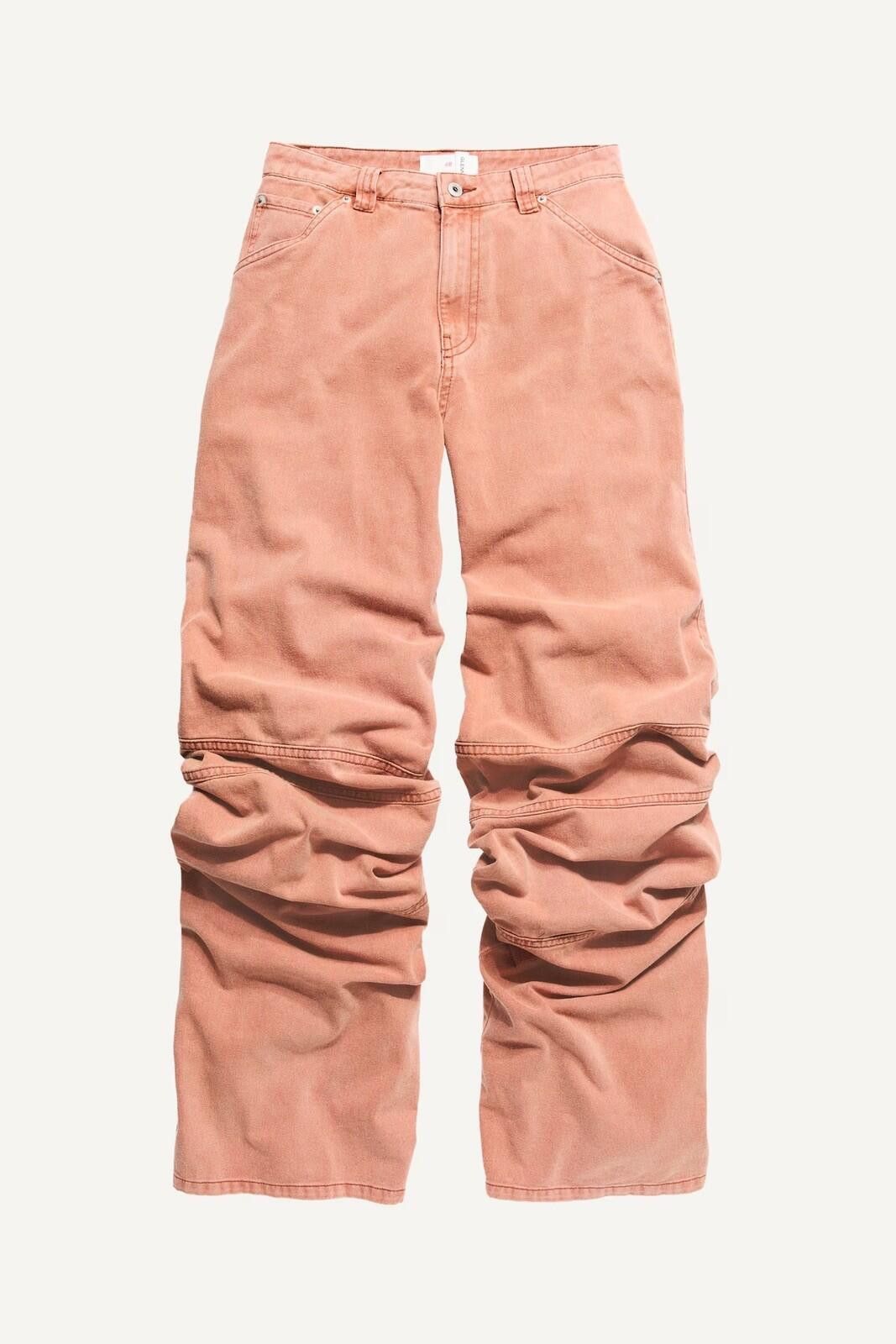 Other new H&M Glenn Martens slouchy twill pants peach pink 6 34 Size 34" / US 12 / IT 48 - 5 Thumbnail