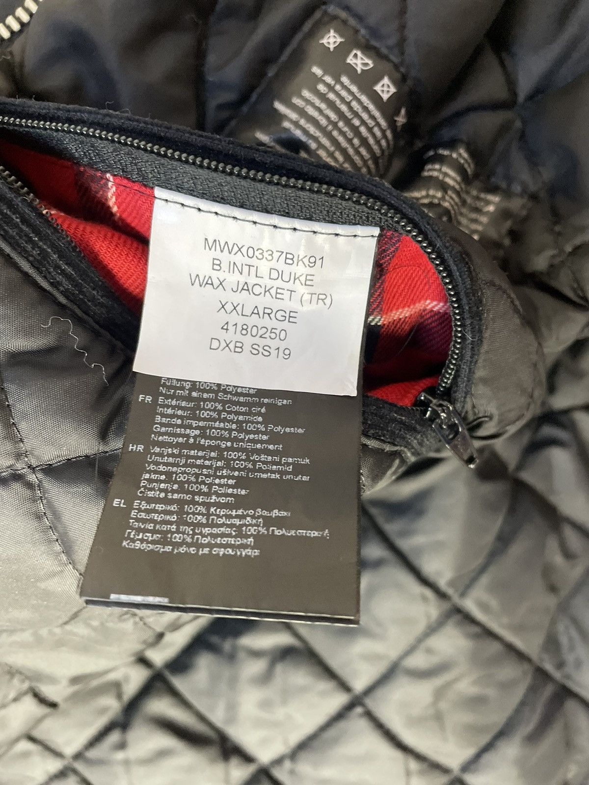 Barbour Barbour International Duke Waxed Men Jacket XXl Men Size US XXL / EU 58 / 5 - 11 Thumbnail