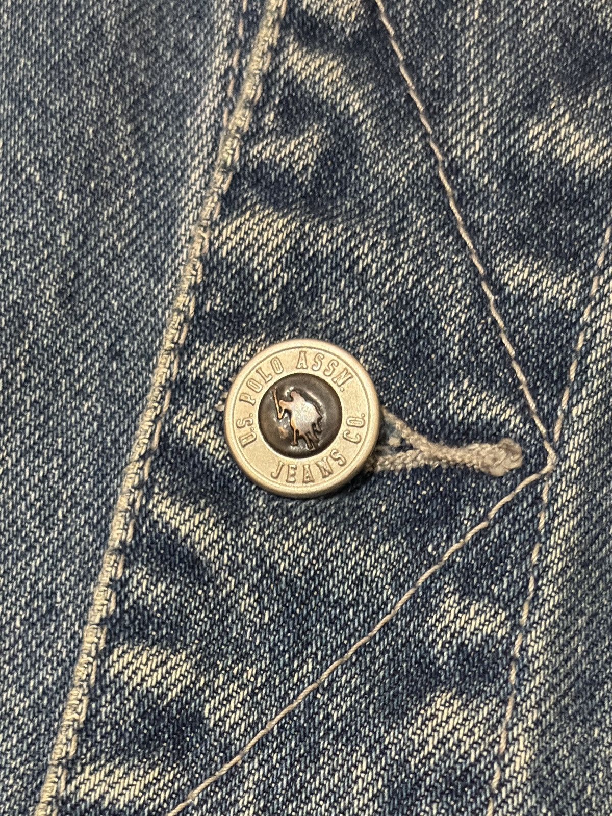 Other Blue Washed Denim Jacket Polo Jeans Size US L / EU 52-54 / 3 - 5 Thumbnail