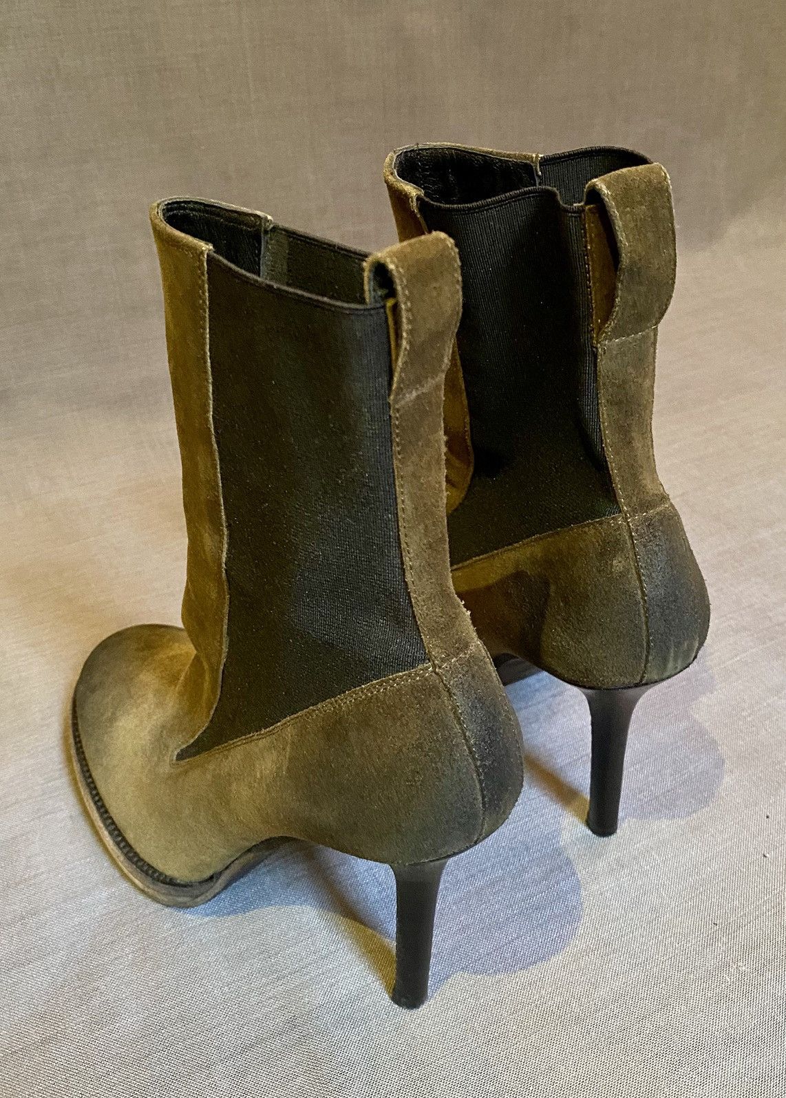 Haider Ackermann Haider Ackermann brushed leather heel boots Size US 6 / IT 36 - 3 Thumbnail