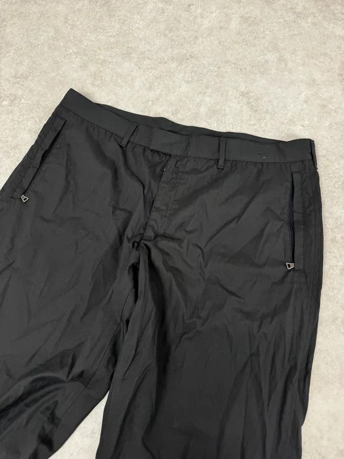 Prada 2000s Prada Black Loose Technical Pants Size US 33 - 6 Thumbnail